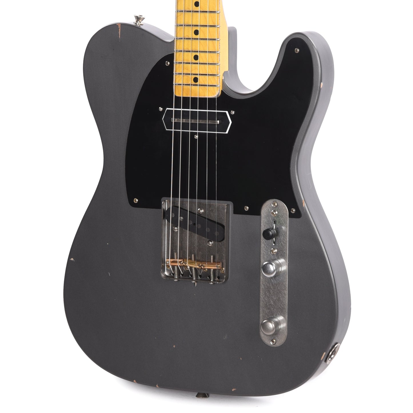 Nash T-52 CC Ash Charcoal Frost Metallic Light Relic Electric Guitars / Solid Body