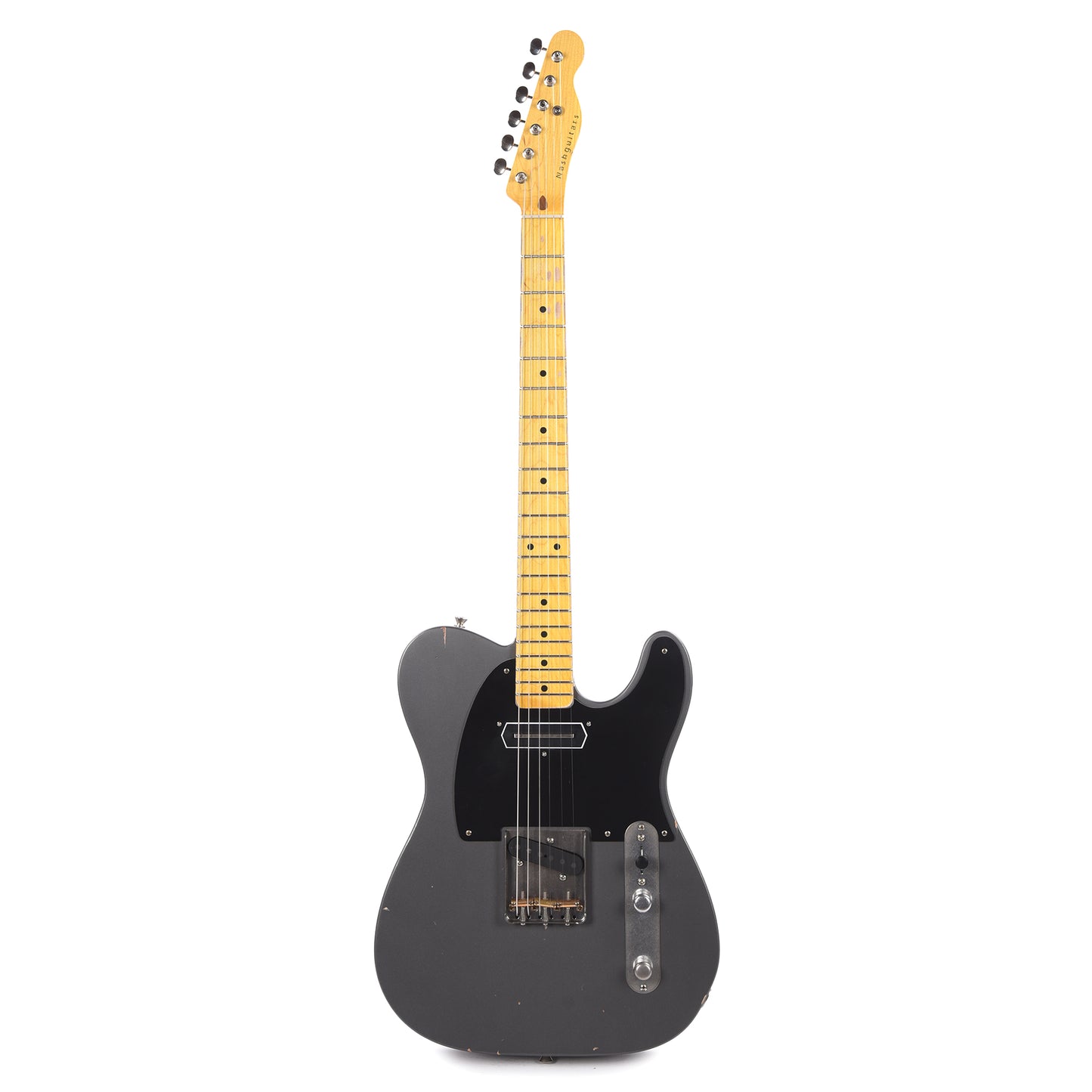 Nash T-52 CC Ash Charcoal Frost Metallic Light Relic Electric Guitars / Solid Body