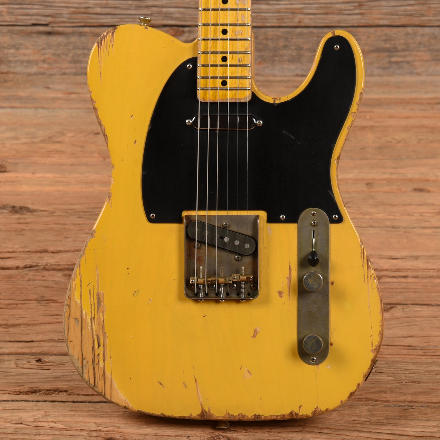 Nash T-52 Heavy Relic Butterscotch Blonde Electric Guitars / Solid Body