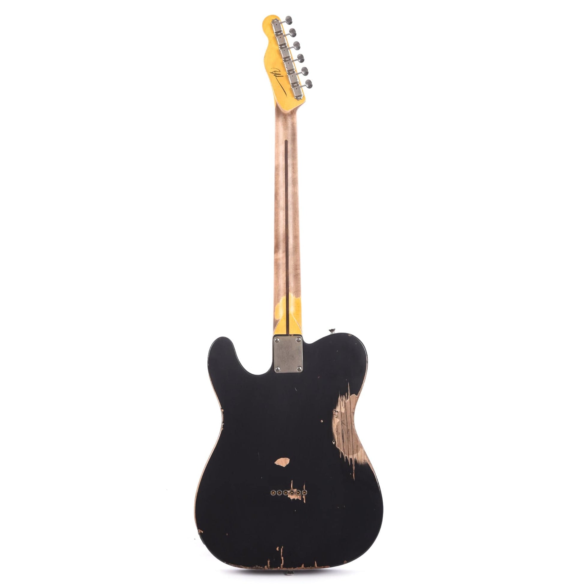 Nash T-52 HS Black Heavy Relic w/1-Ply Black Pickguard, & Lollar Pickups Electric Guitars / Solid Body