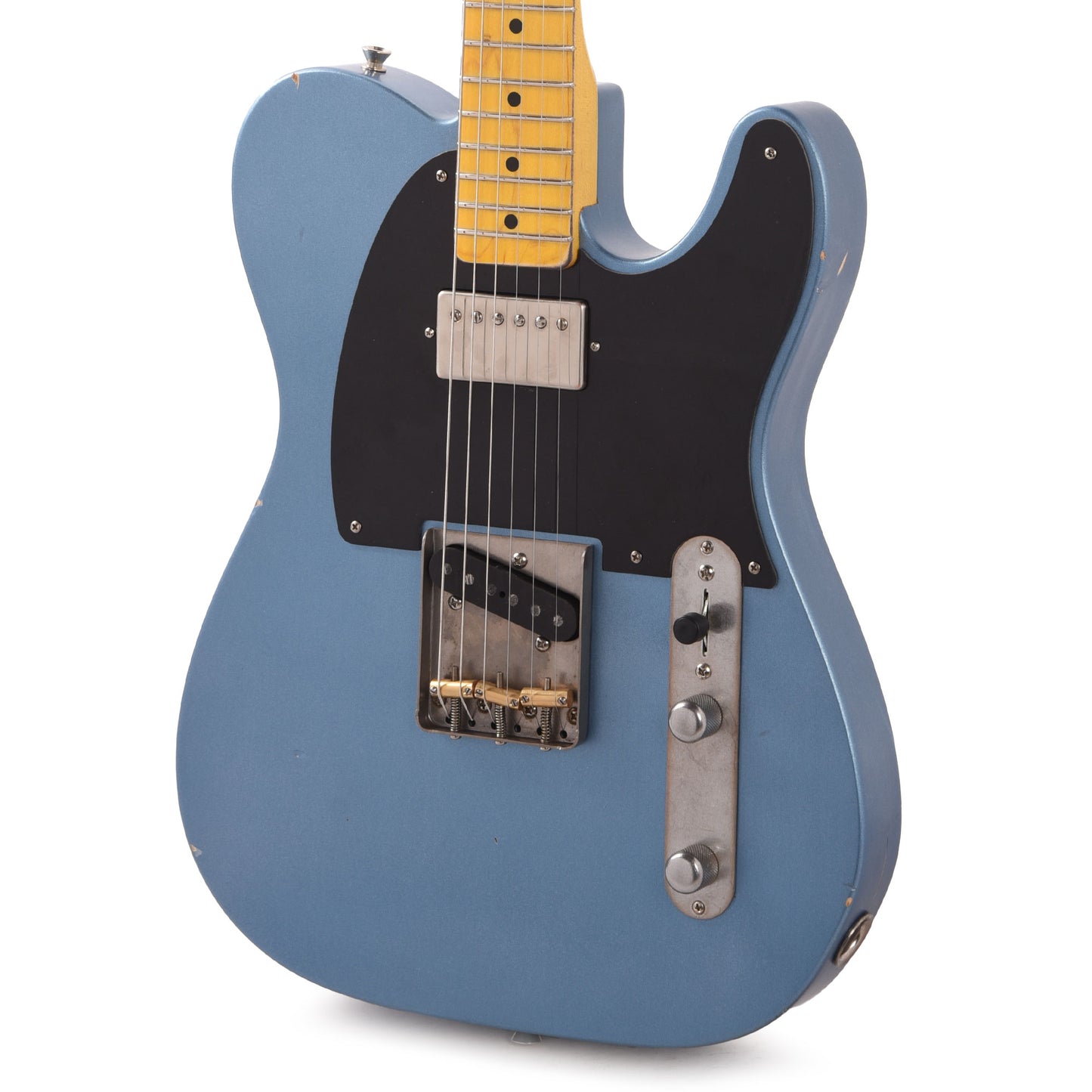 Nash T-52 HS Ice Blue Metallic Light Relic Electric Guitars / Solid Body