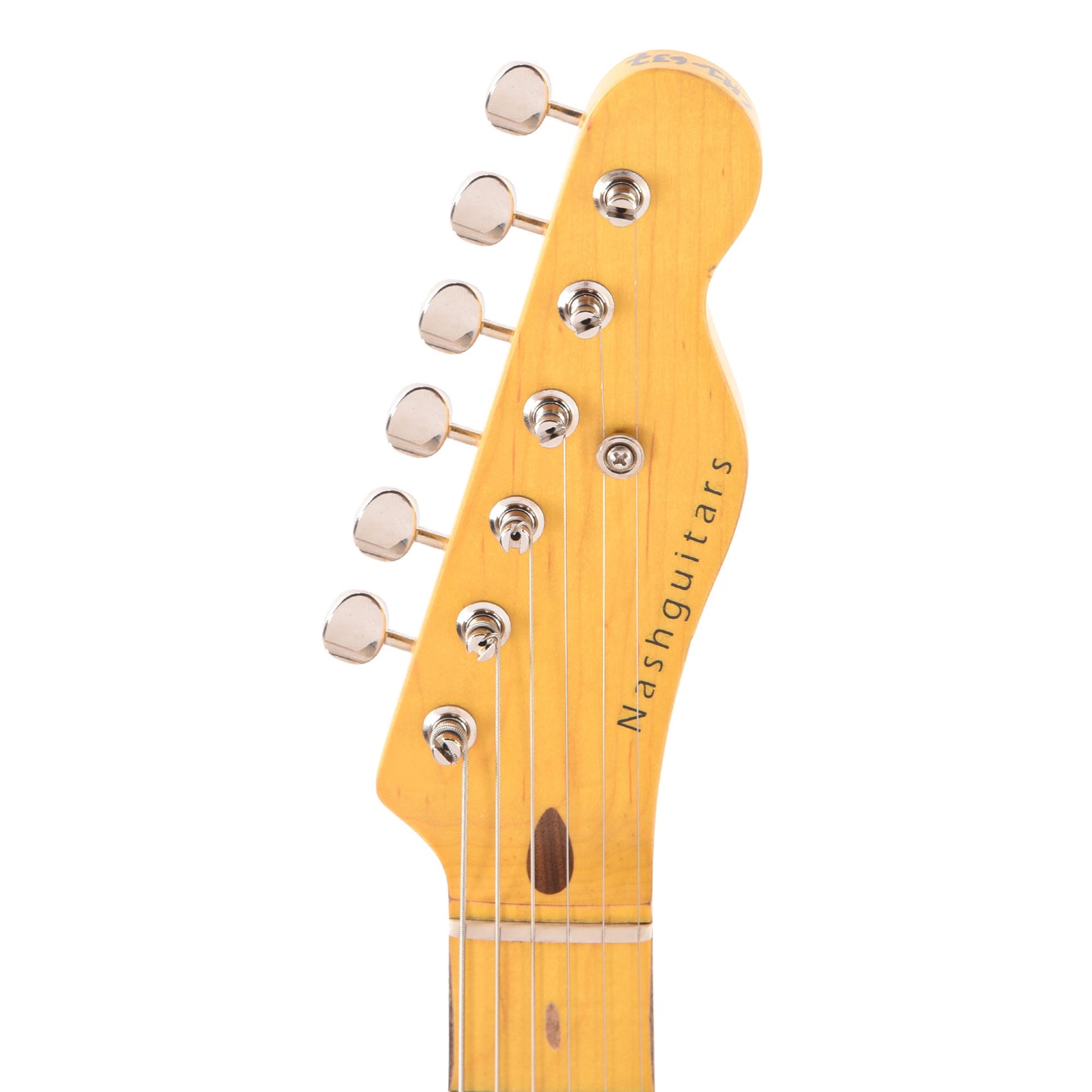 Nash T-52 HS Ice Blue Metallic Light Relic Electric Guitars / Solid Body