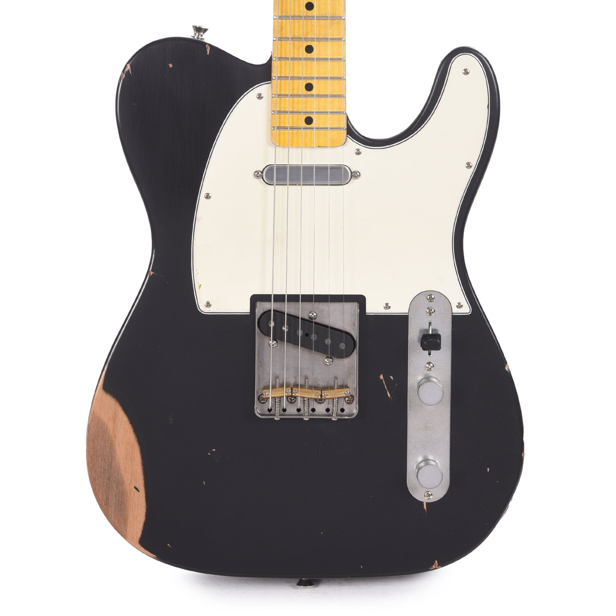Nash T-63 Black Medium Relic w/3-Ply White Pickguard, & Lollar Pickups Electric Guitars / Solid Body