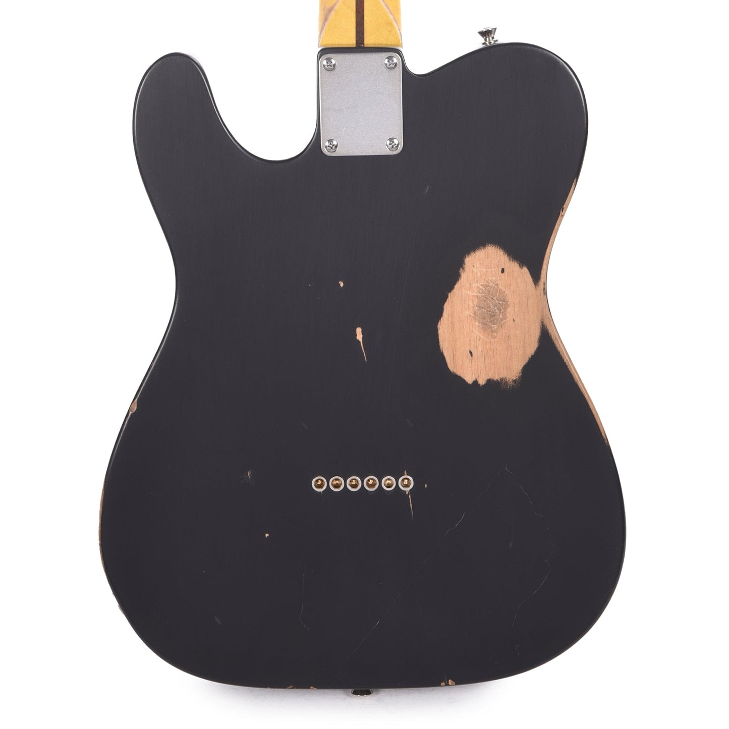 Nash T-63 Black Medium Relic w/3-Ply White Pickguard, & Lollar Pickups Electric Guitars / Solid Body