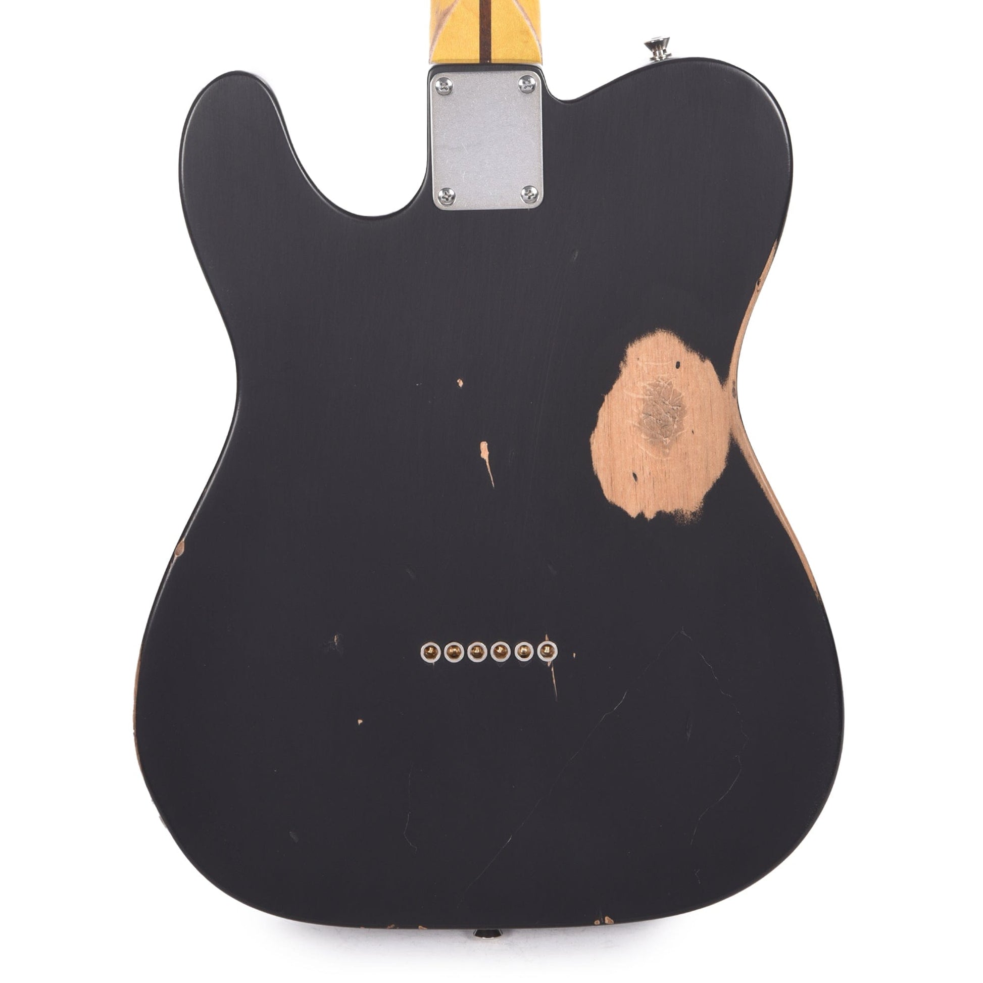 Nash T-63 Black Medium Relic w/3-Ply White Pickguard, & Lollar Pickups Electric Guitars / Solid Body