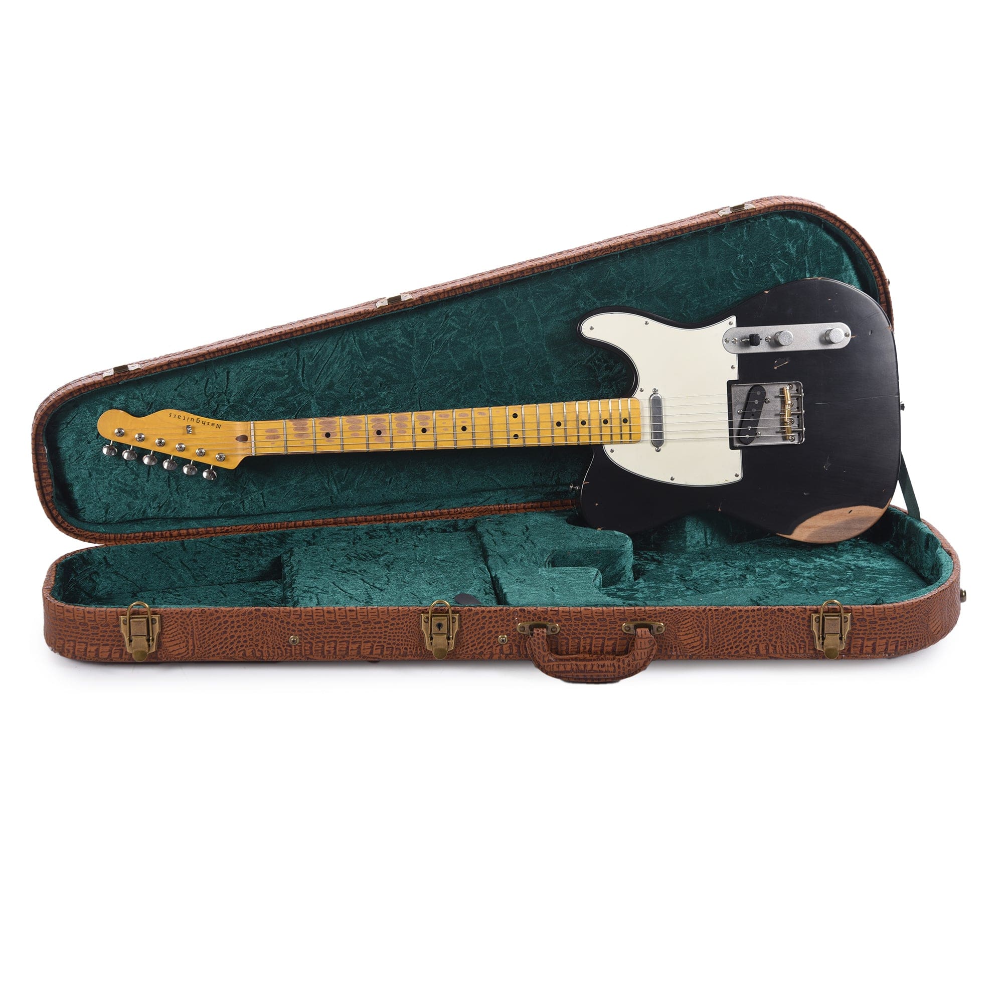 Nash T-63 Black Medium Relic w/3-Ply White Pickguard, & Lollar Pickups Electric Guitars / Solid Body