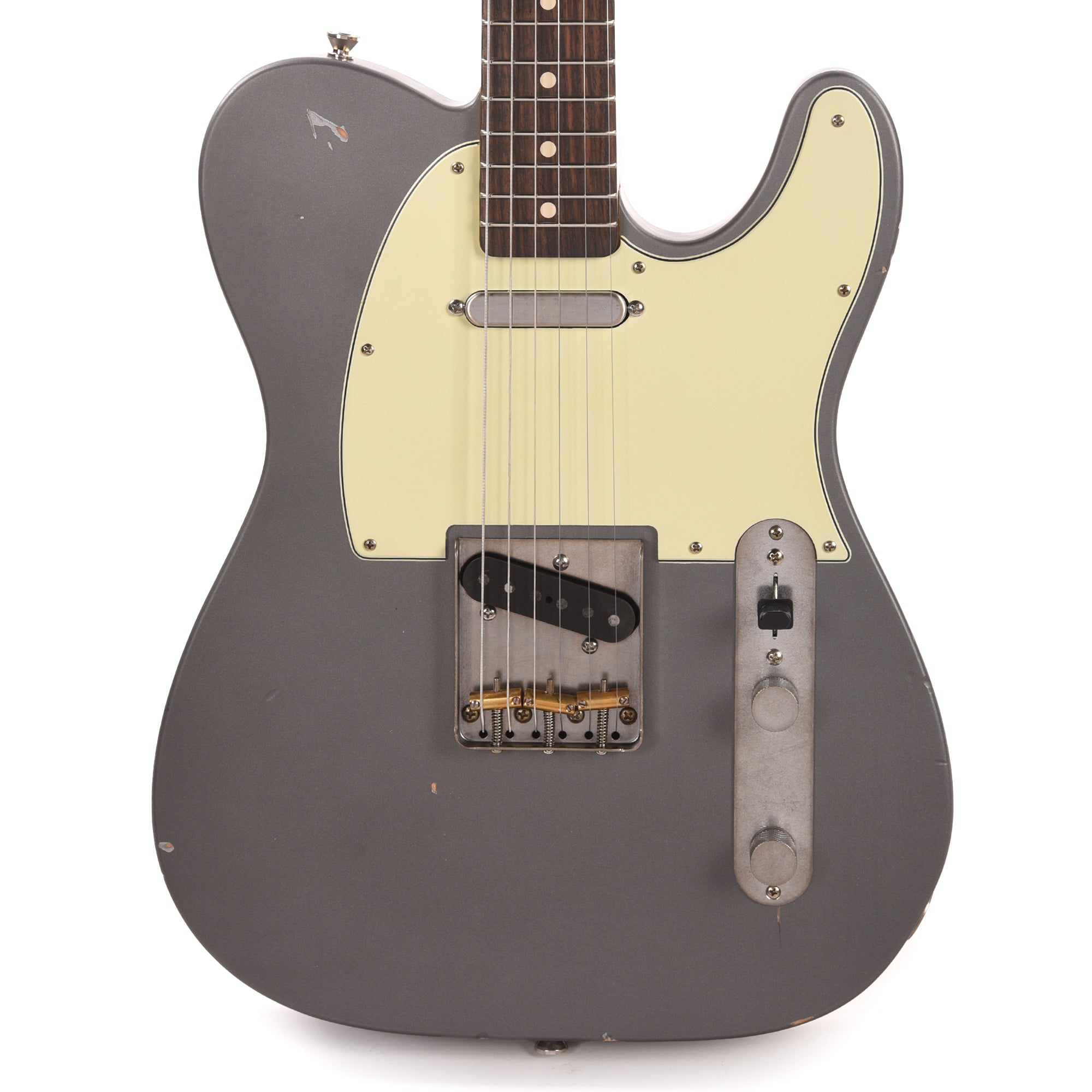 Nash T-63 Charcoal Frost Metallic Light Relic Electric Guitars / Solid Body