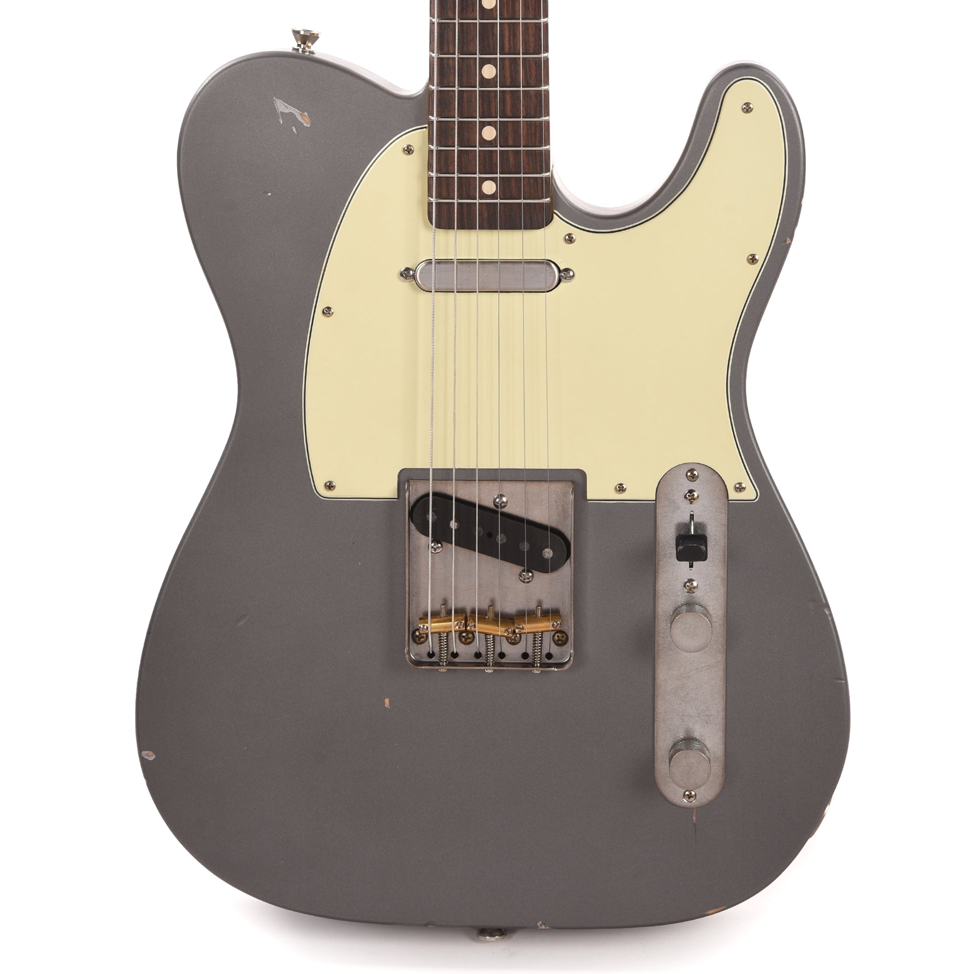 Nash T-63 Charcoal Frost Metallic Light Relic Electric Guitars / Solid Body