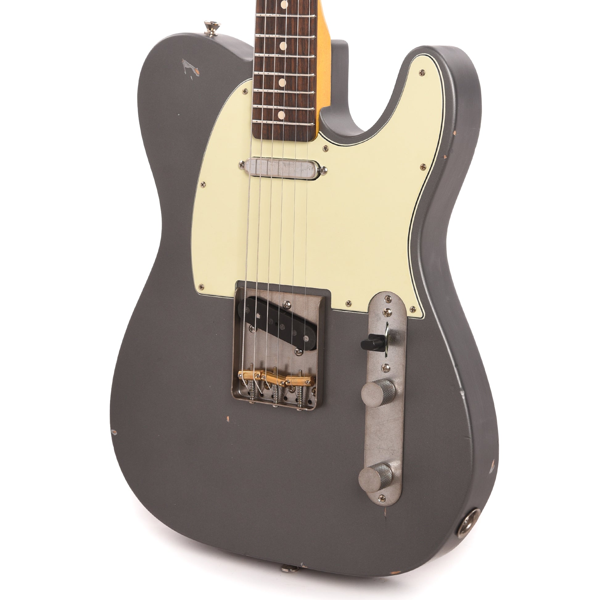 Nash T-63 Charcoal Frost Metallic Light Relic Electric Guitars / Solid Body