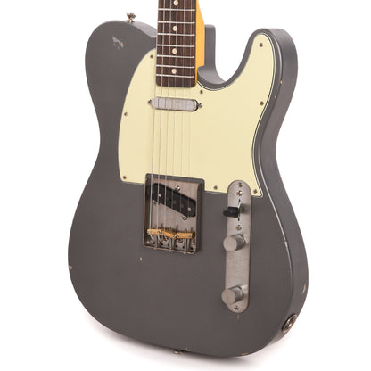 Nash T-63 Charcoal Frost Metallic Light Relic Electric Guitars / Solid Body