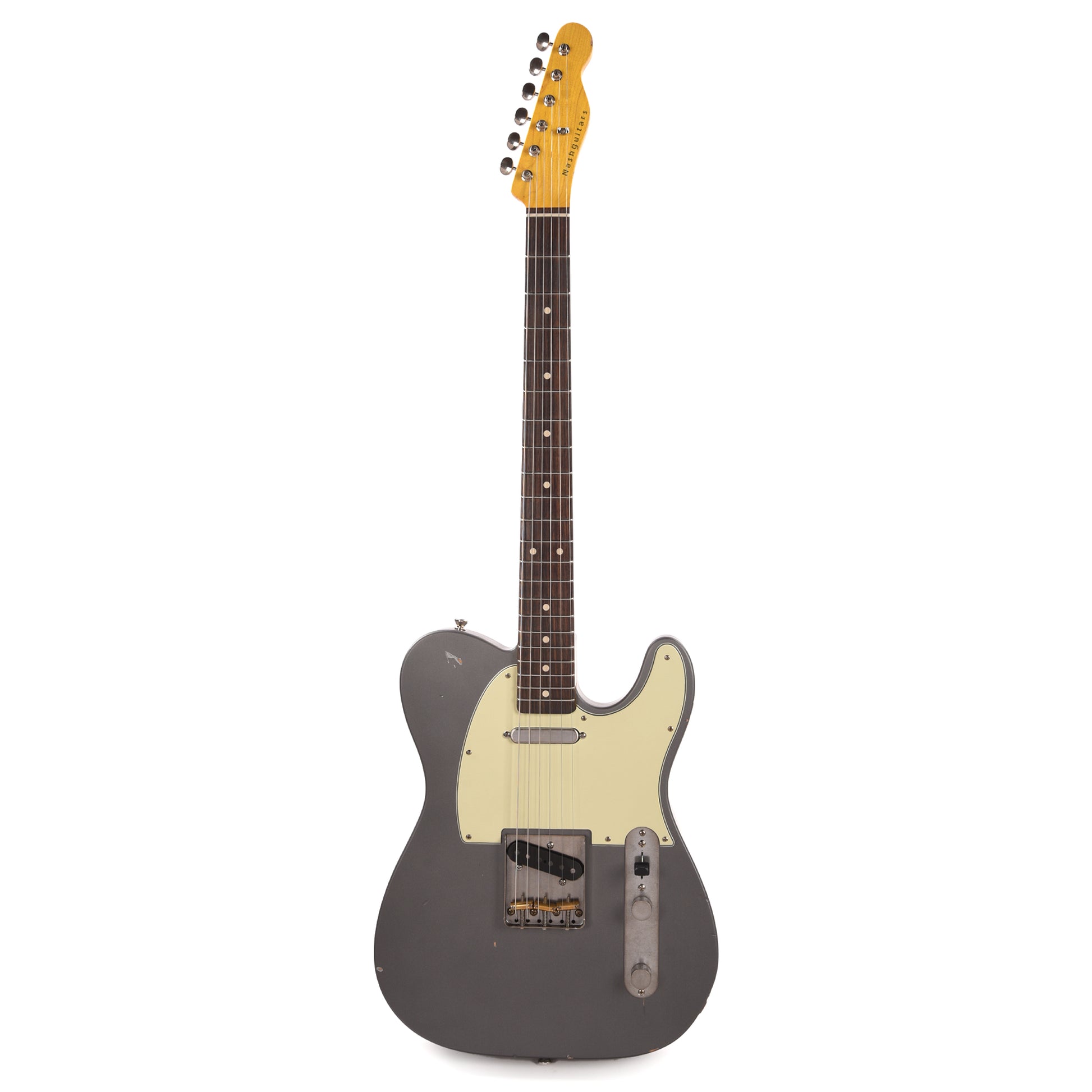 Nash T-63 Charcoal Frost Metallic Light Relic Electric Guitars / Solid Body