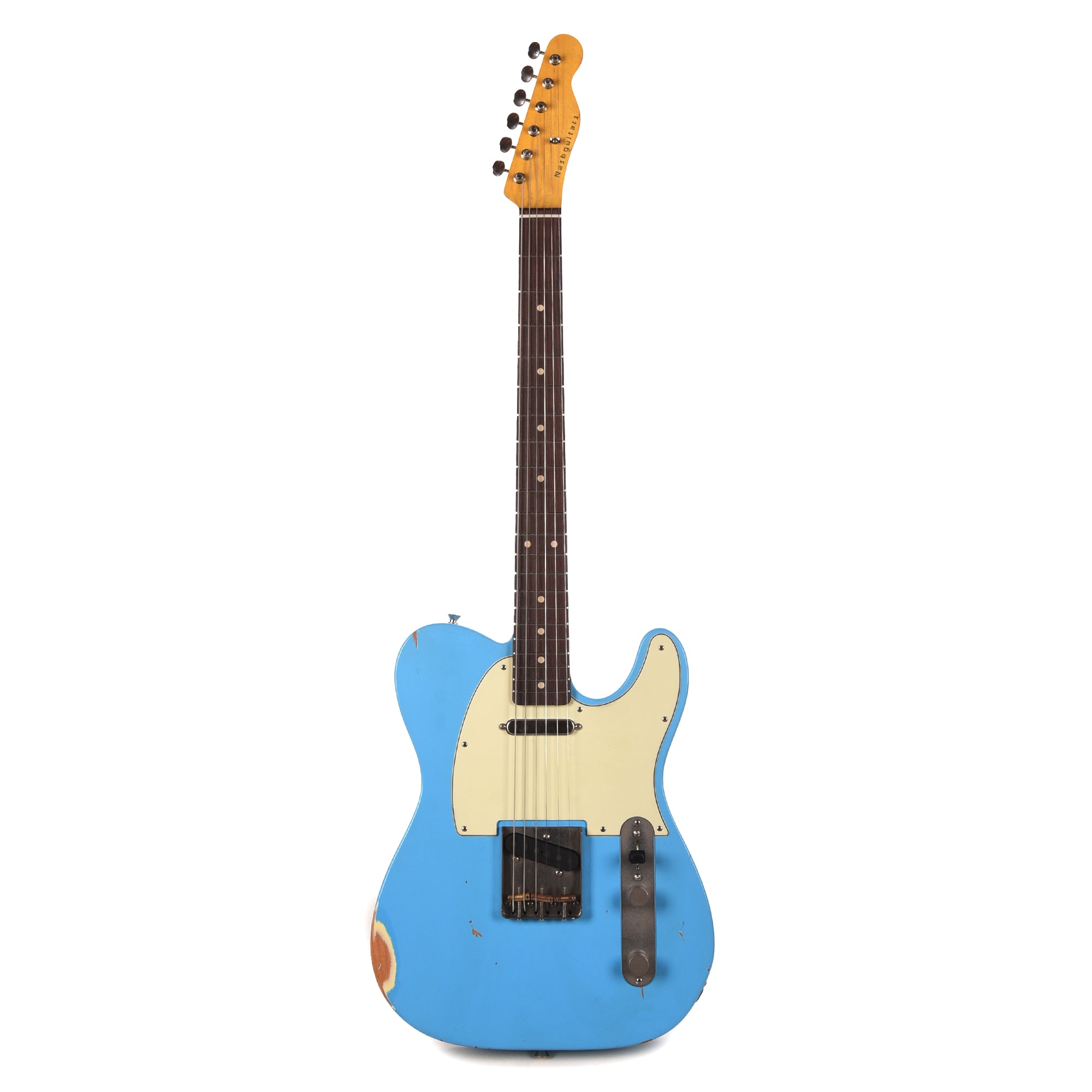 Nash T-63 Daphne Blue Medium Relic Electric Guitars / Solid Body