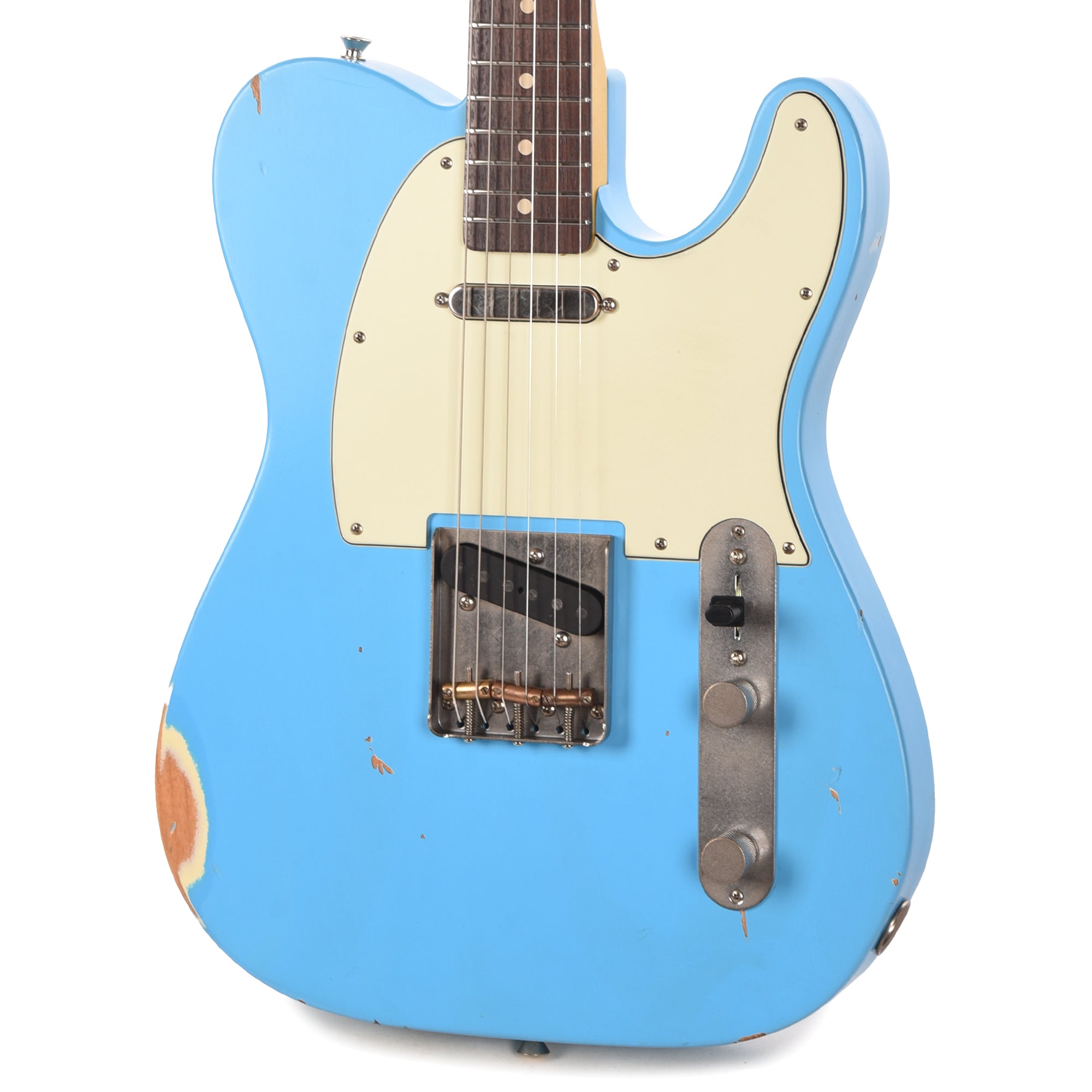 Nash T-63 Daphne Blue Medium Relic Electric Guitars / Solid Body