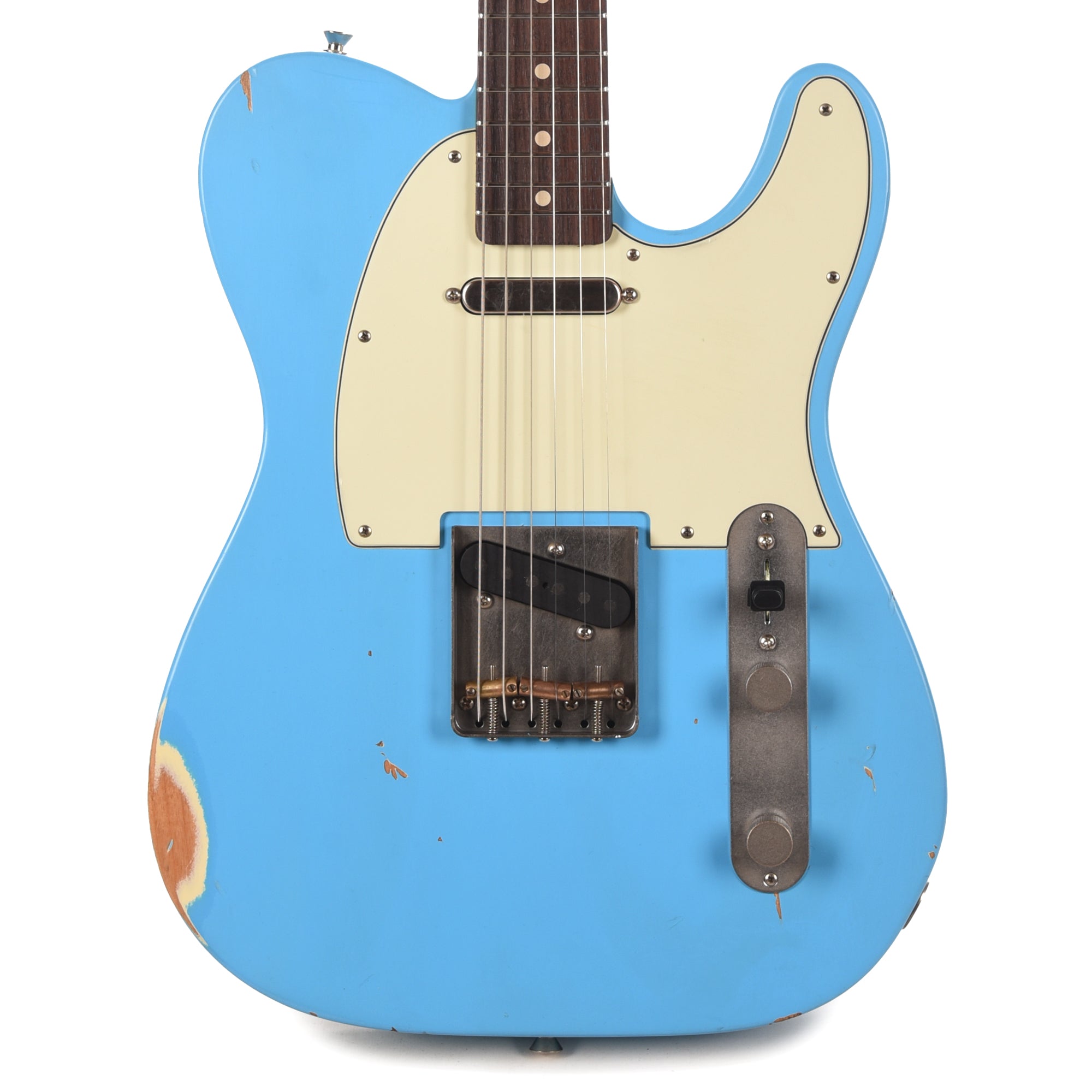 Nash T-63 Daphne Blue Medium Relic Electric Guitars / Solid Body
