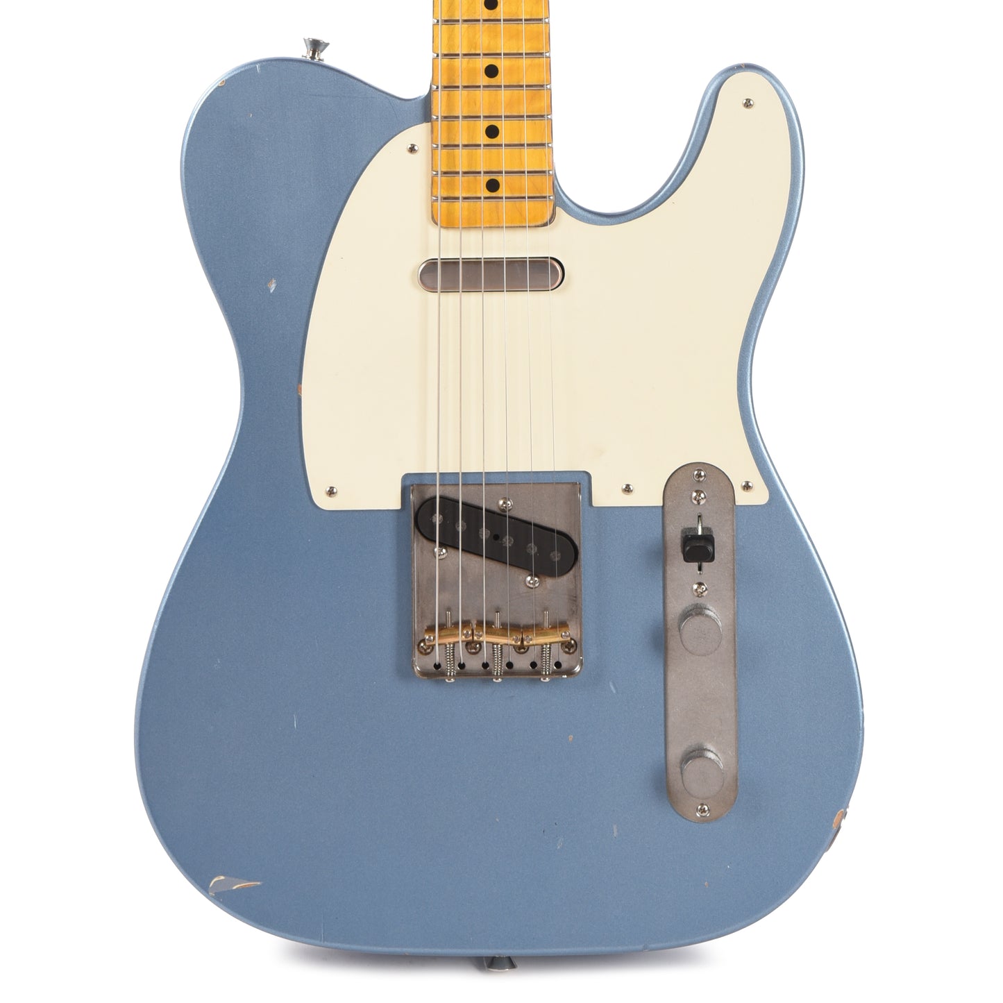 Nash T-63 Ice Blue Metallic Light Relic Electric Guitars / Solid Body