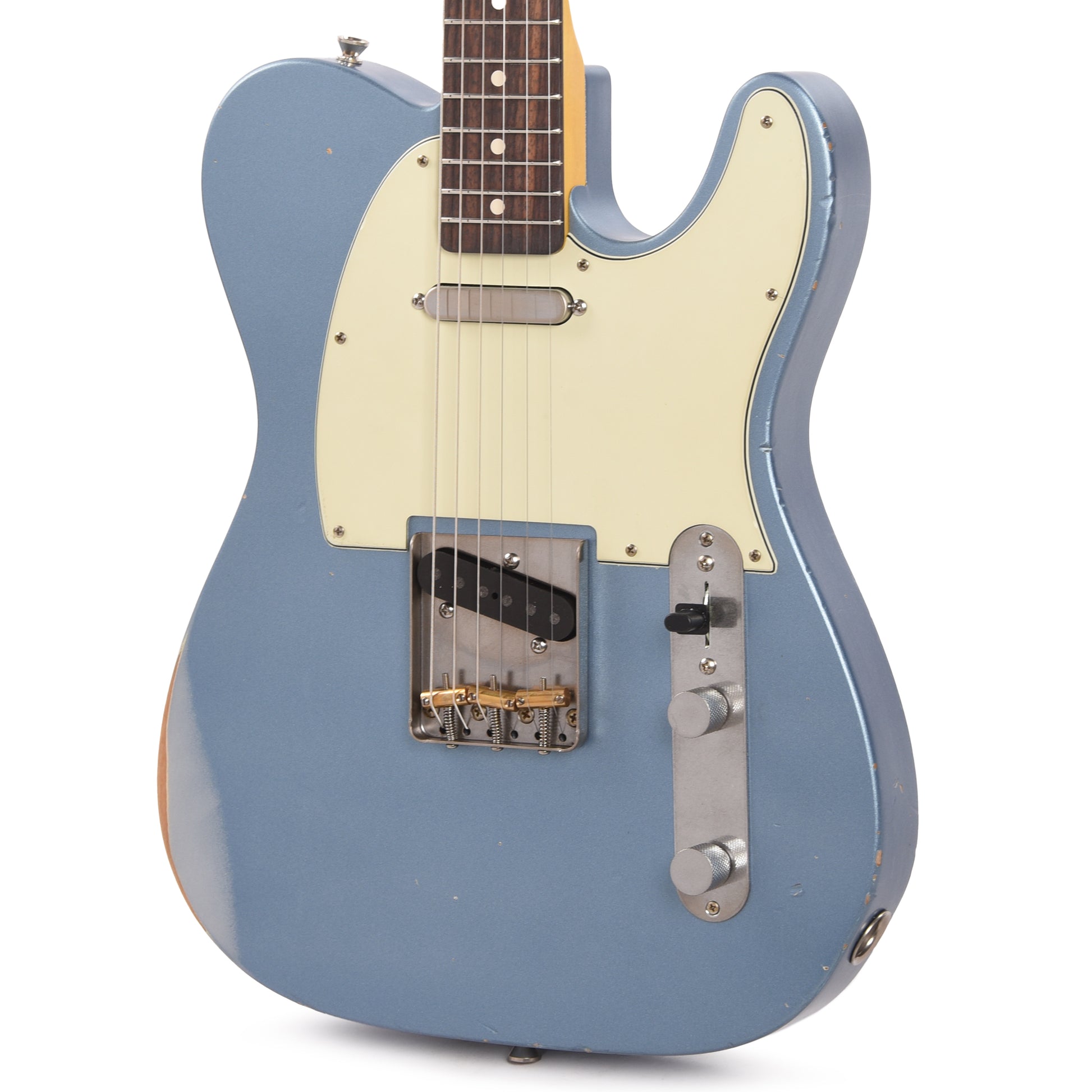 Nash T-63 Ice Blue Metallic Medium Relic Electric Guitars / Solid Body