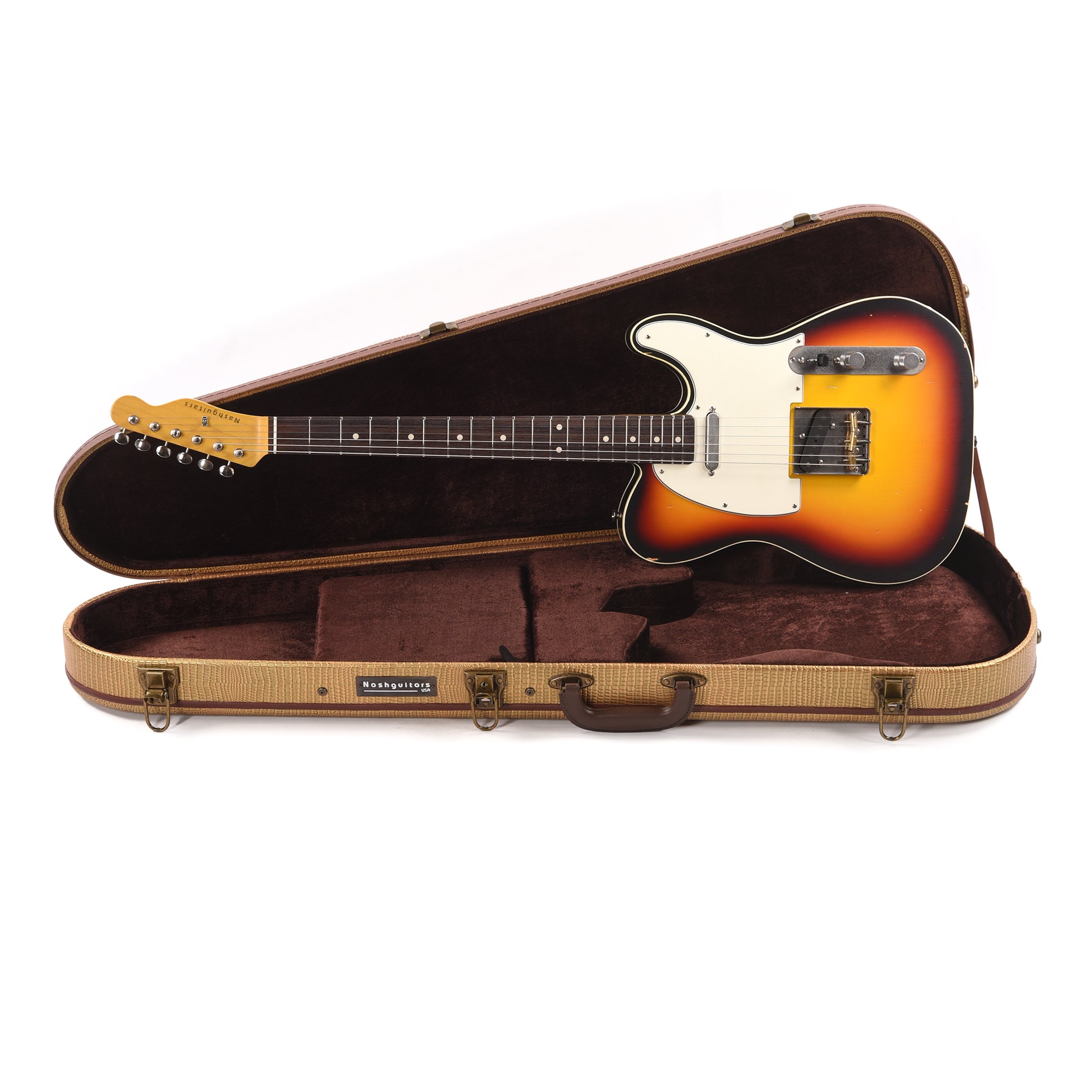Nash TC-63 3 Tone Burst Light Relic w/Double Binding Electric Guitars / Solid Body