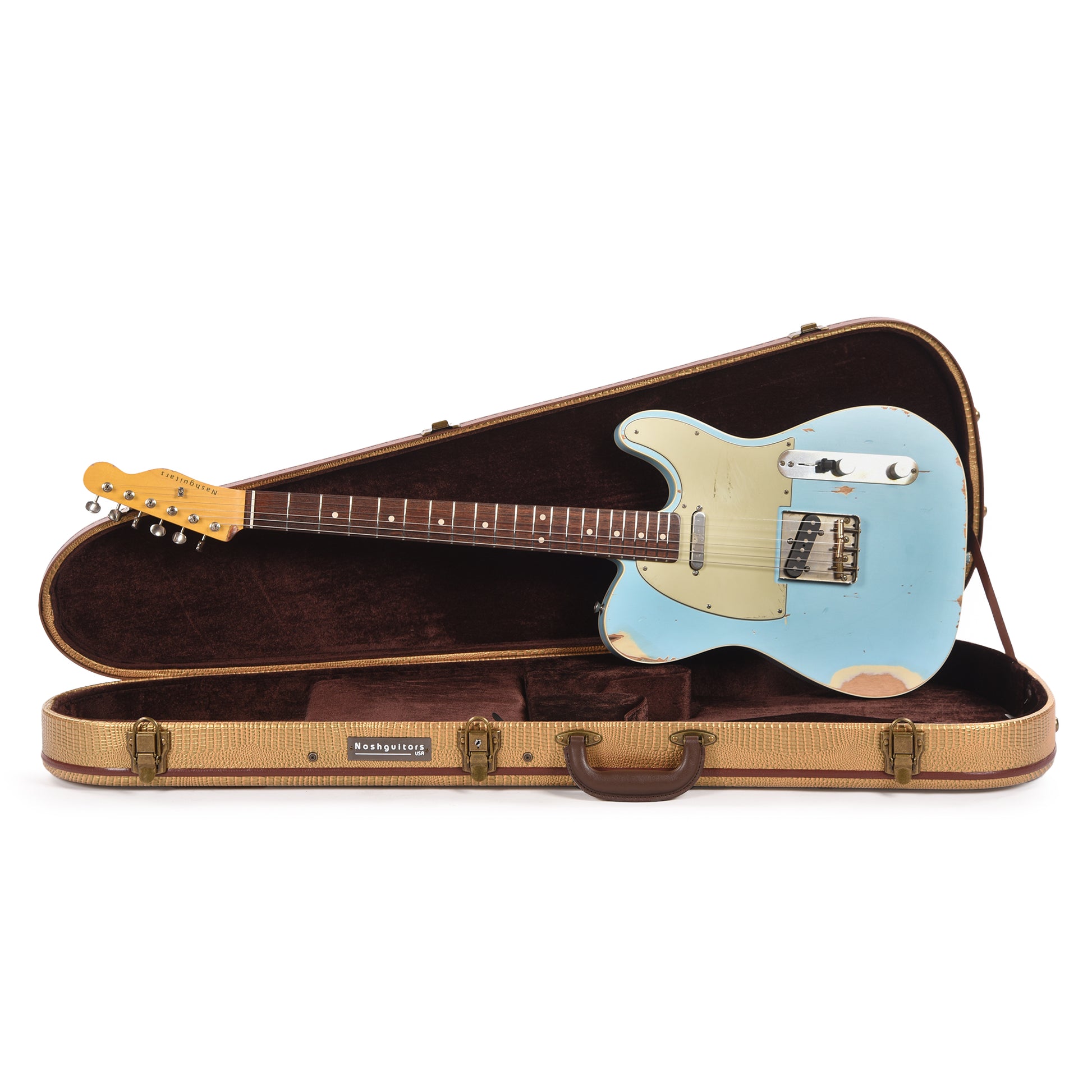 Nash TC-63 Sonic Blue Heavy Relic w/Double Binding Electric Guitars / Solid Body