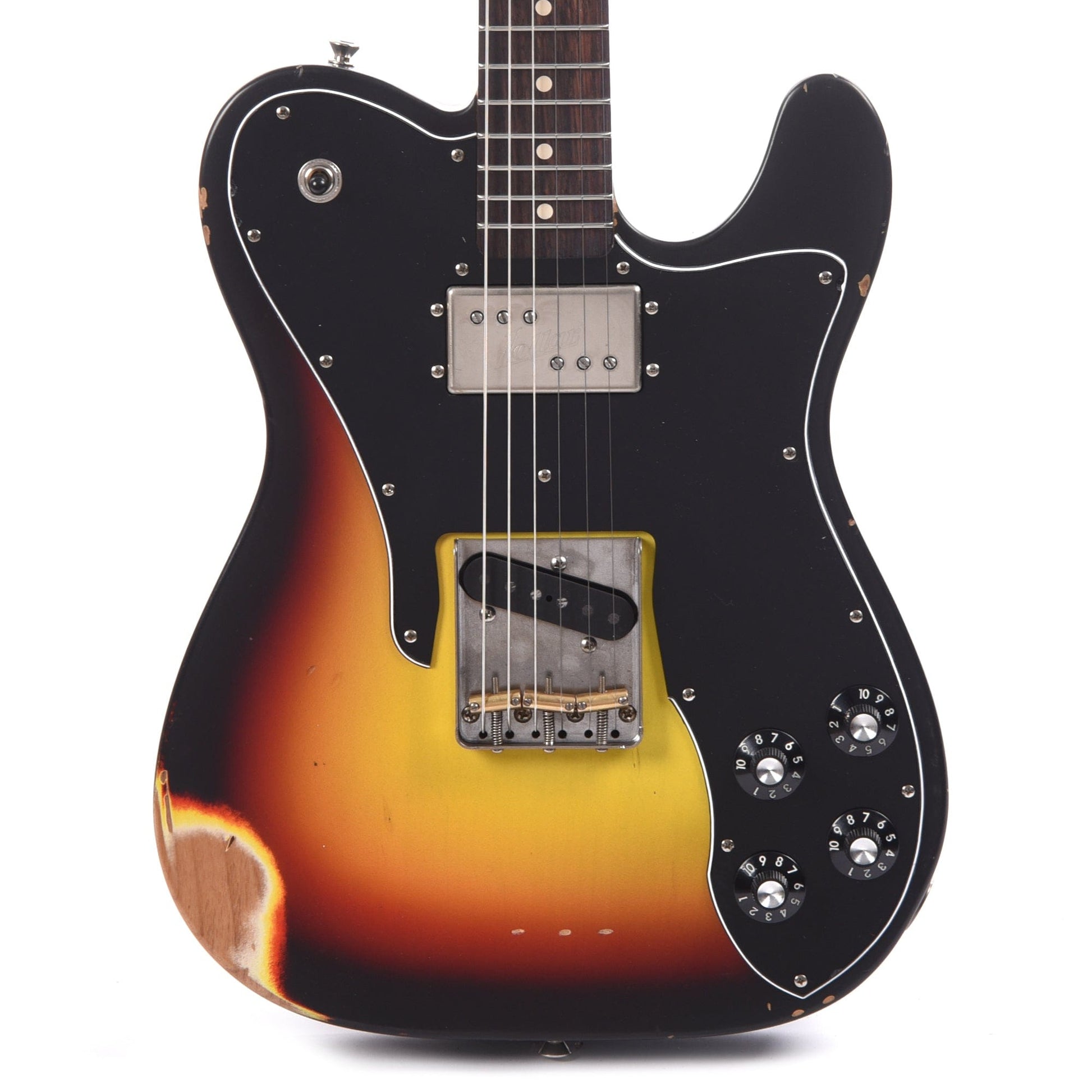 Nash TC-72 3-Tone Sunburst Medium Relic w/3-Ply Black Pickguard & Lollar Pickups Electric Guitars / Solid Body