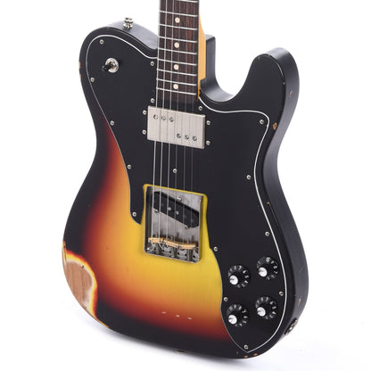 Nash TC-72 3-Tone Sunburst Medium Relic w/3-Ply Black Pickguard & Lollar Pickups Electric Guitars / Solid Body