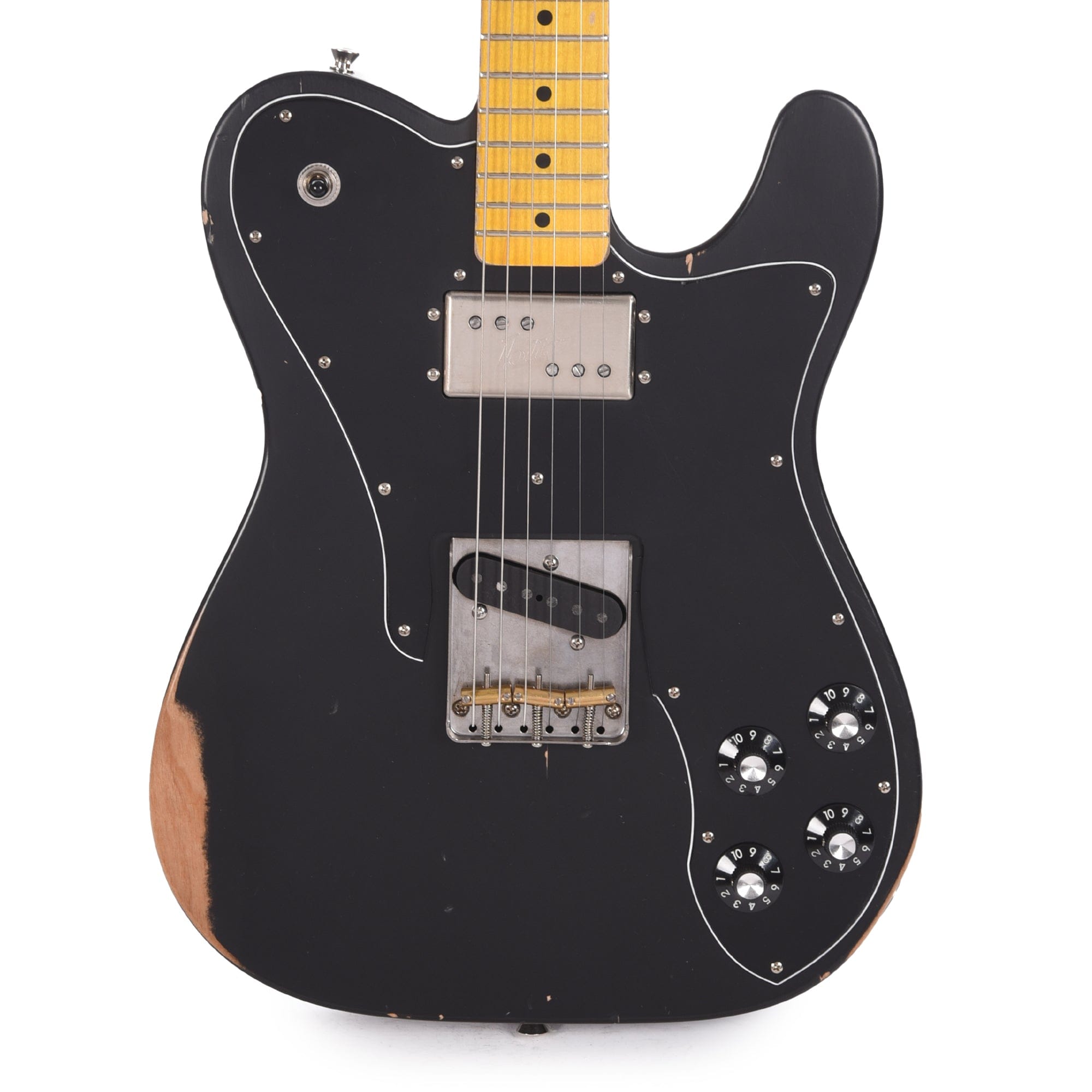 Nash TC-72 Black Medium Relic w/3-Ply Black Pickguard & Lollar Pickups Electric Guitars / Solid Body