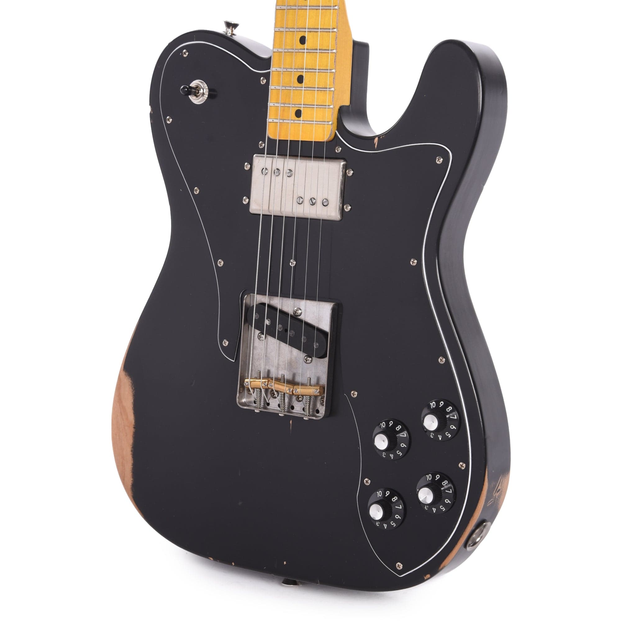 Nash TC-72 Black Medium Relic w/3-Ply Black Pickguard & Lollar Pickups Electric Guitars / Solid Body