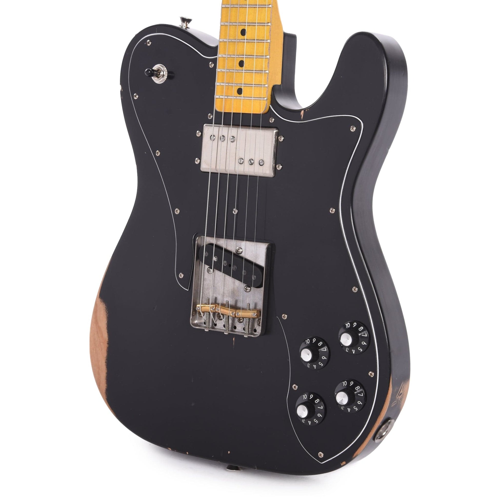 Nash TC-72 Black Medium Relic w/3-Ply Black Pickguard & Lollar Pickups Electric Guitars / Solid Body