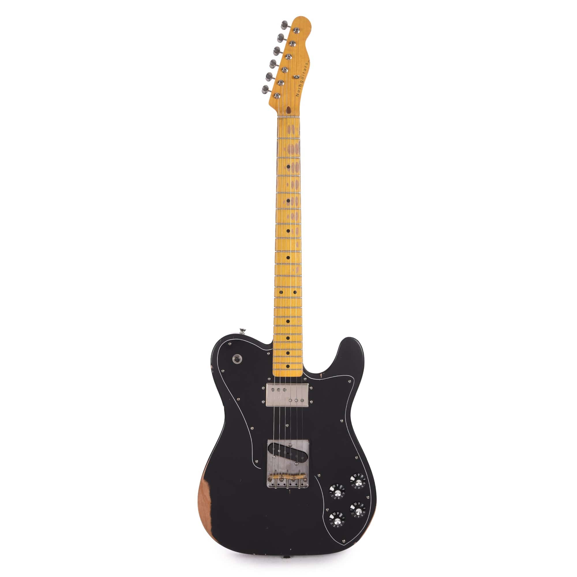 Nash TC-72 Black Medium Relic w/3-Ply Black Pickguard & Lollar Pickups Electric Guitars / Solid Body
