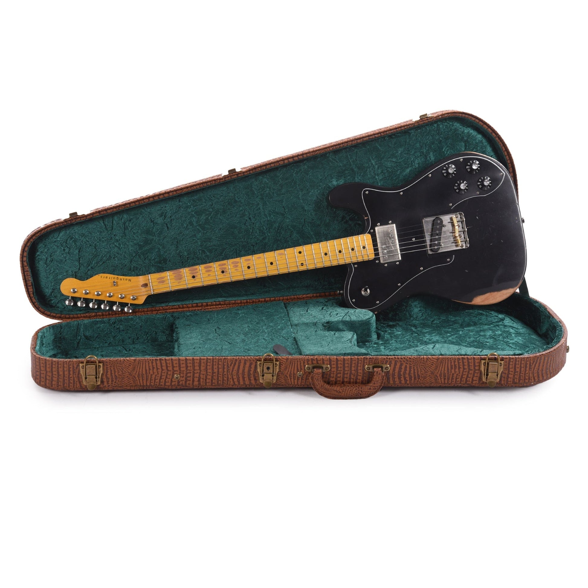 Nash TC-72 Black Medium Relic w/3-Ply Black Pickguard & Lollar Pickups Electric Guitars / Solid Body
