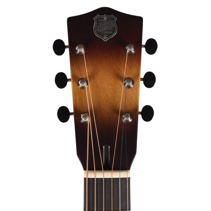 National RAW Single Cone Steel 14-Fret Acoustic Guitars