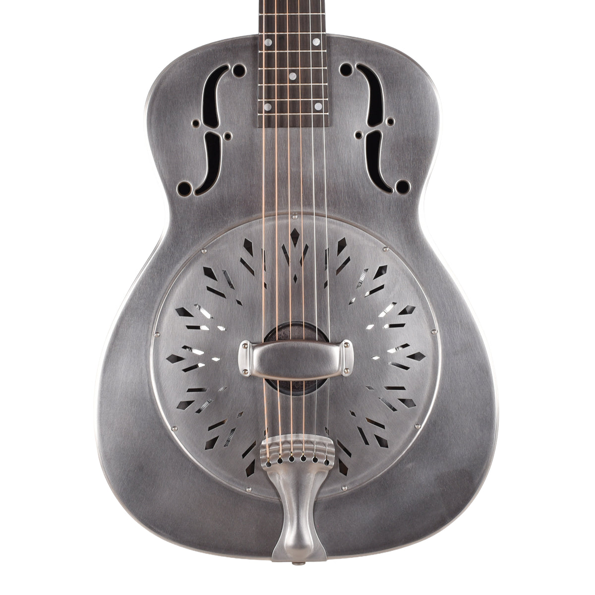 National RAW Single Cone Steel 14-Fret Acoustic Guitars