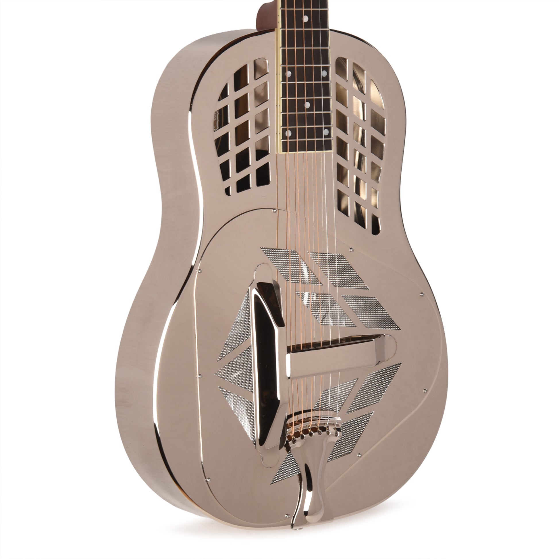 National Style 1 Tricone Brass Bright Nickel 12-Fret Acoustic Guitars