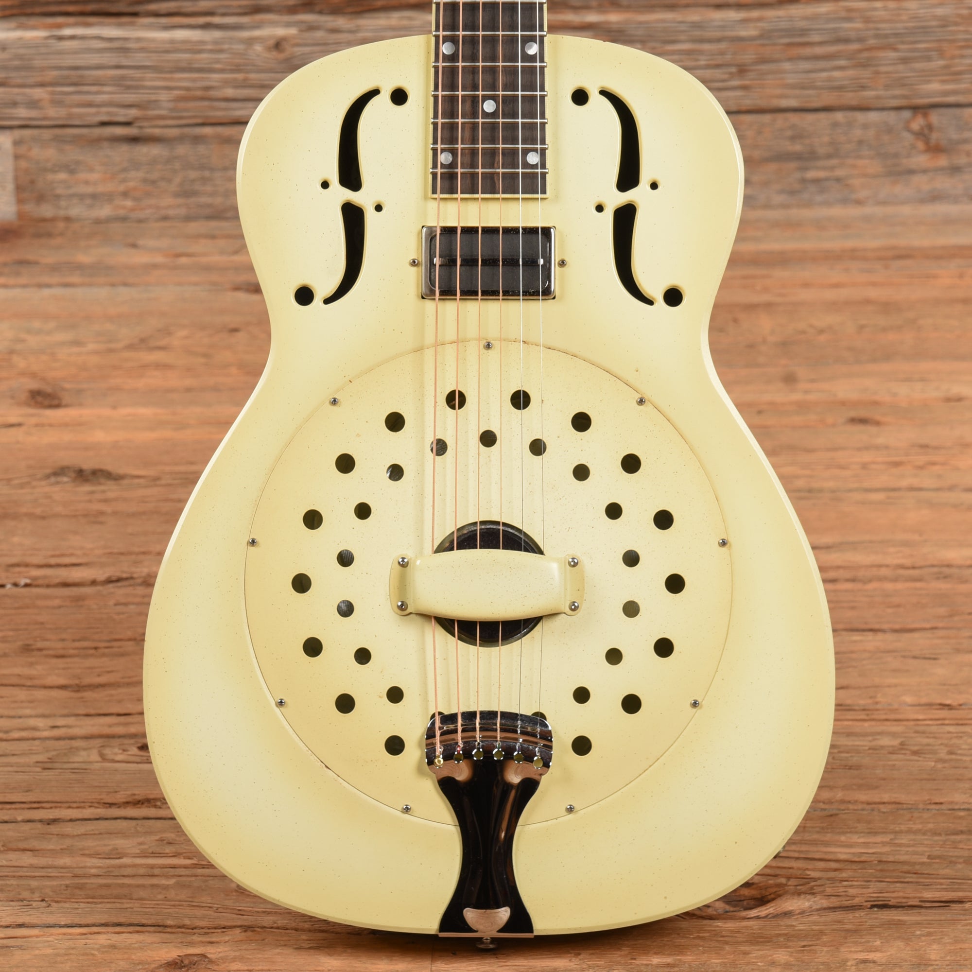 National Collegian Deluxe Ivory 2020 Acoustic Guitars / Resonator