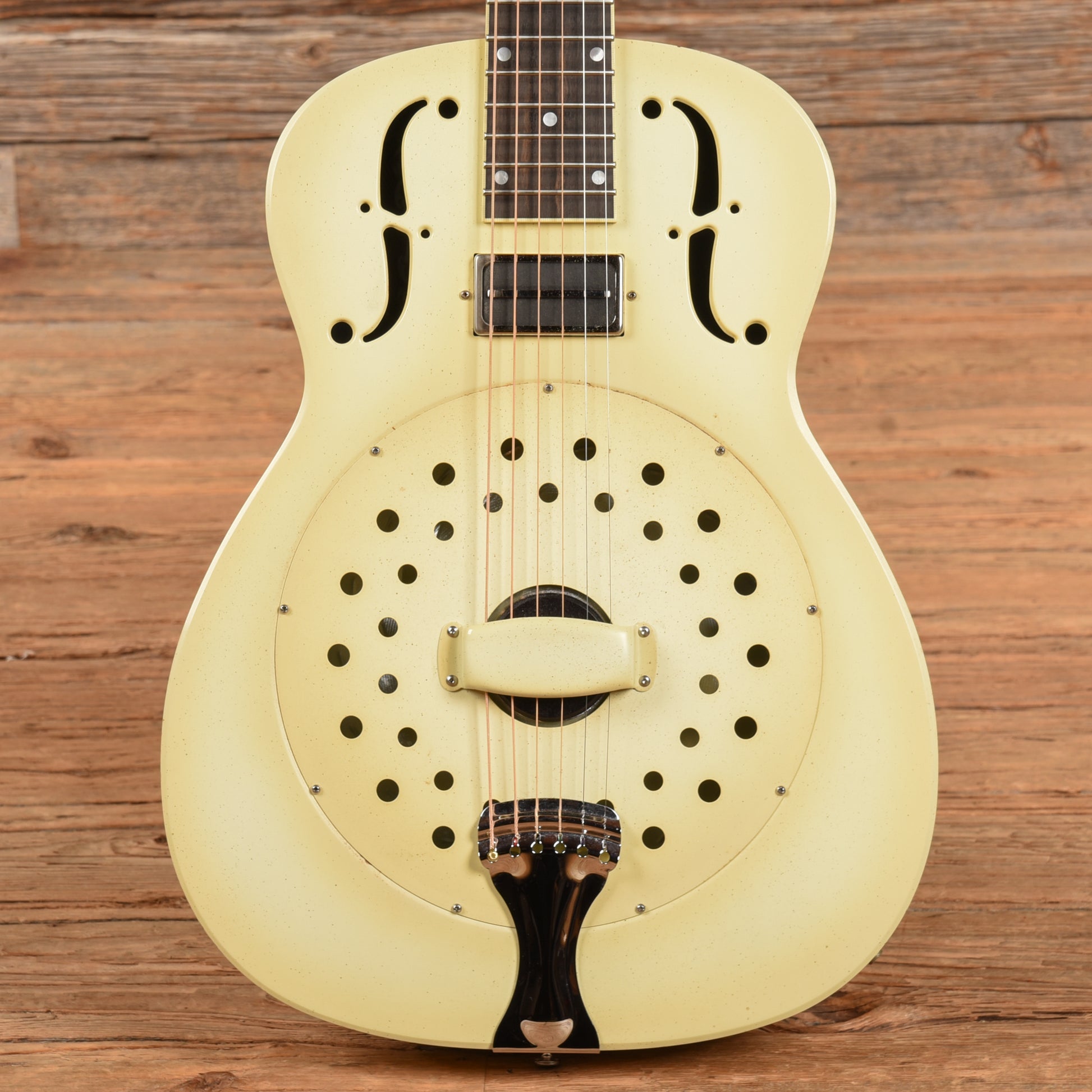 National Collegian Deluxe Ivory 2020 Acoustic Guitars / Resonator