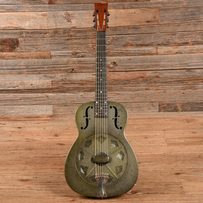 National NRP B-Series 14 Fret Black Rust 2015 Acoustic Guitars / Resonator