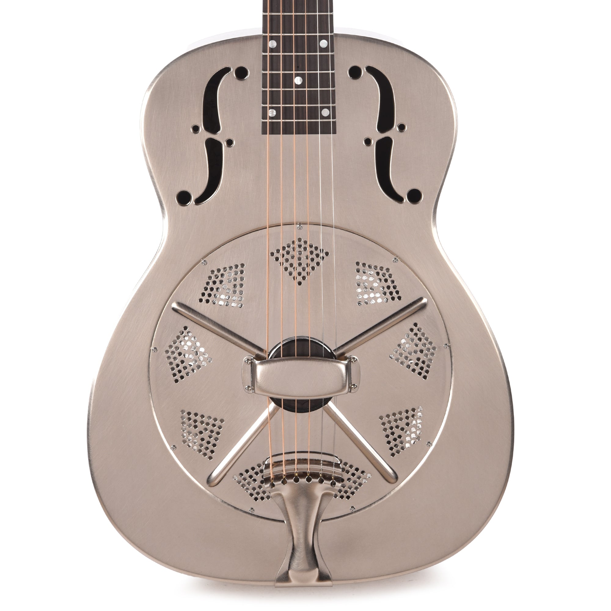 National NRP Single Cone Steel Rubbed Nickel 14-Fret Acoustic Guitars / Resonator