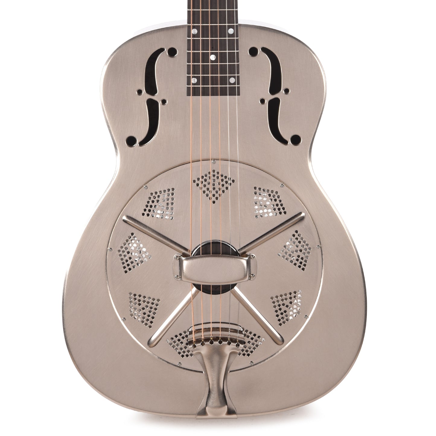 National NRP Single Cone Steel Rubbed Nickel 14-Fret Acoustic Guitars / Resonator