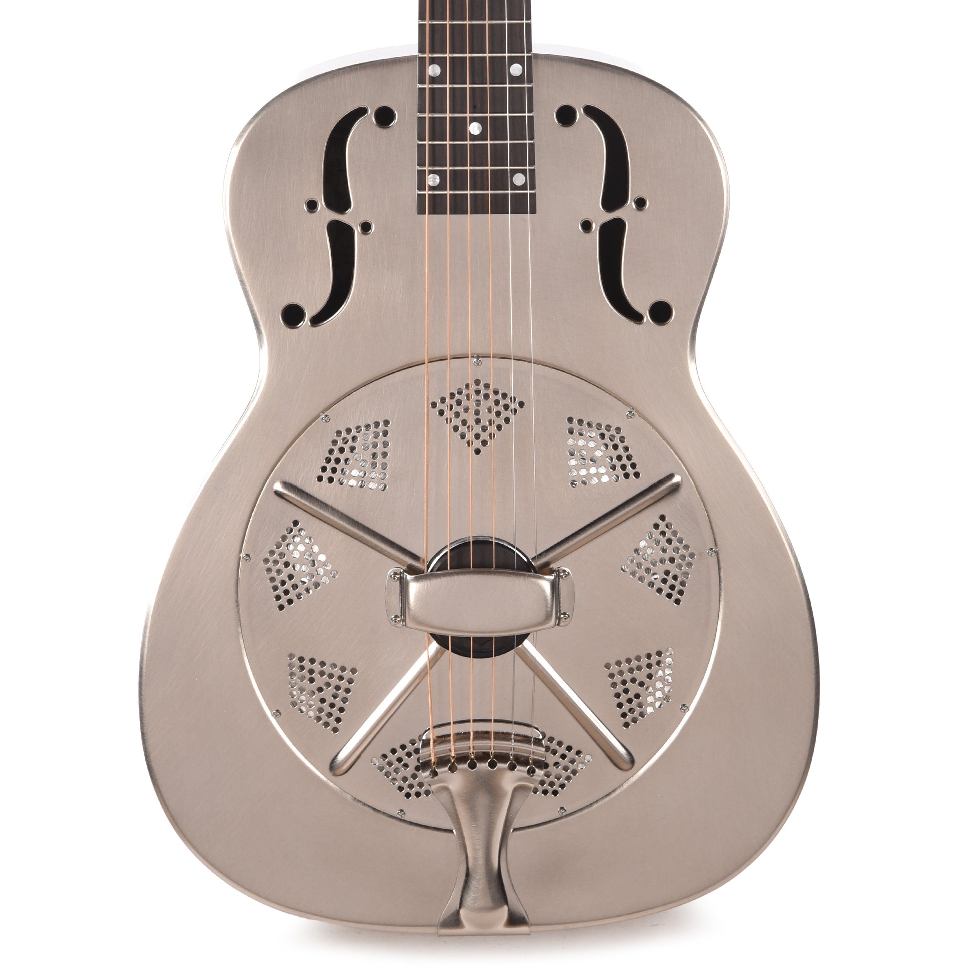 National NRP Single Cone Steel Rubbed Nickel 14-Fret Acoustic Guitars / Resonator