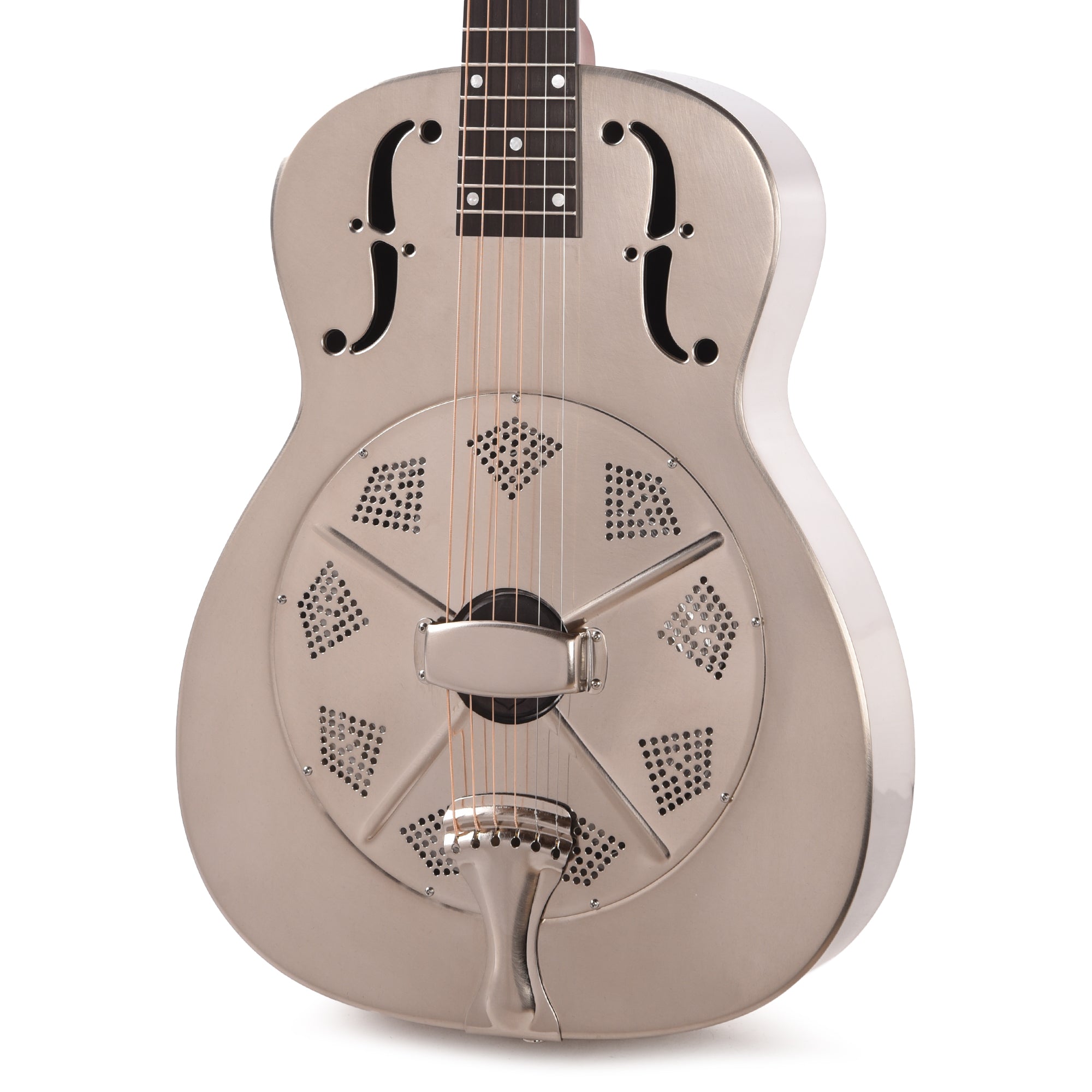 National NRP Single Cone Steel Rubbed Nickel 14-Fret Acoustic Guitars / Resonator