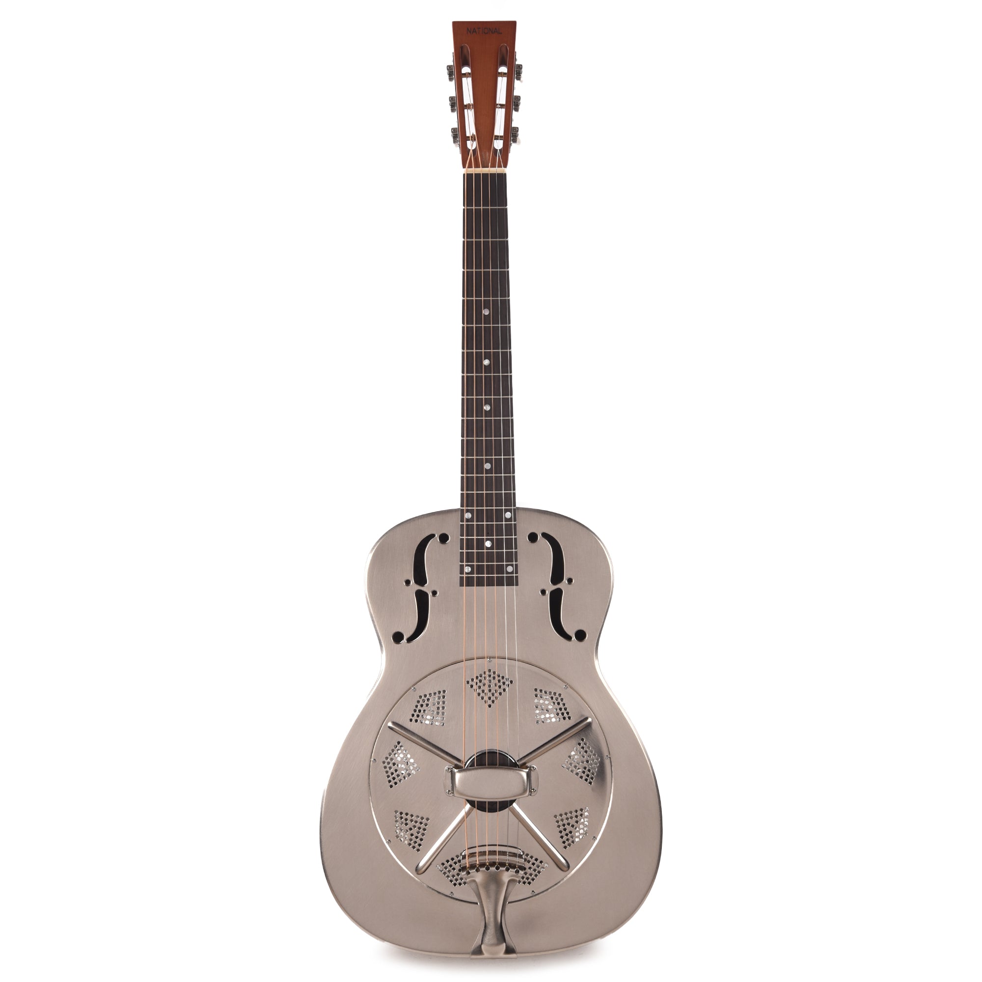 National NRP Single Cone Steel Rubbed Nickel 14-Fret Acoustic Guitars / Resonator