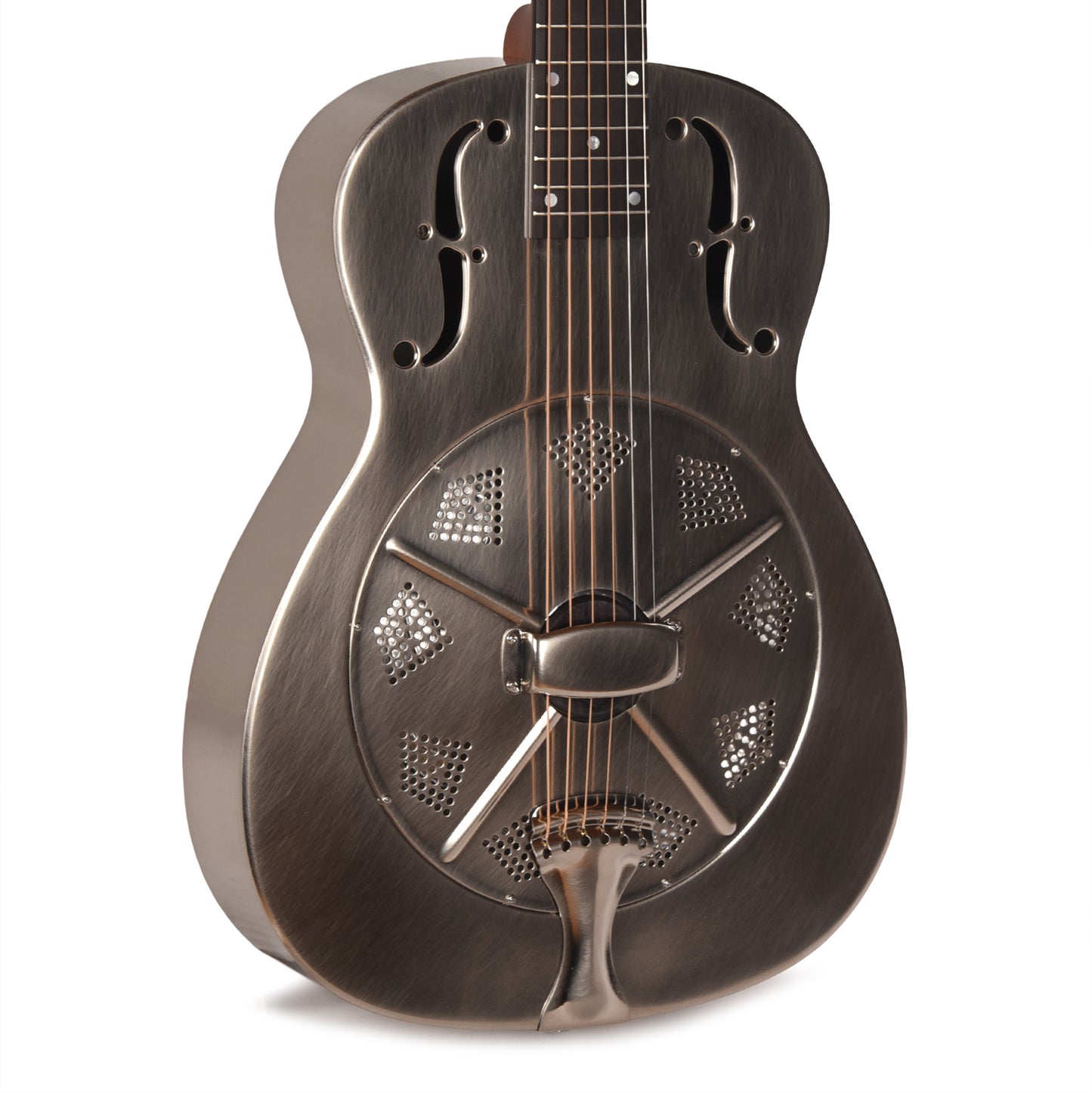 National NRP Single Cone Steel Rubbed Nickel 14-Fret Acoustic Guitars / Resonator