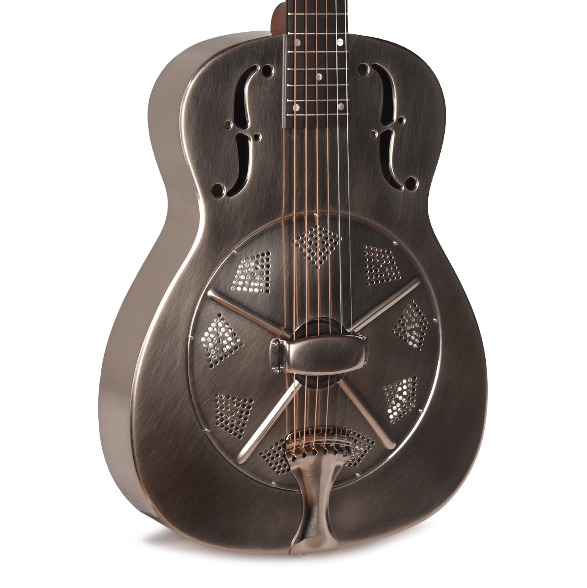 National NRP Single Cone Steel Rubbed Nickel 14-Fret Acoustic Guitars / Resonator