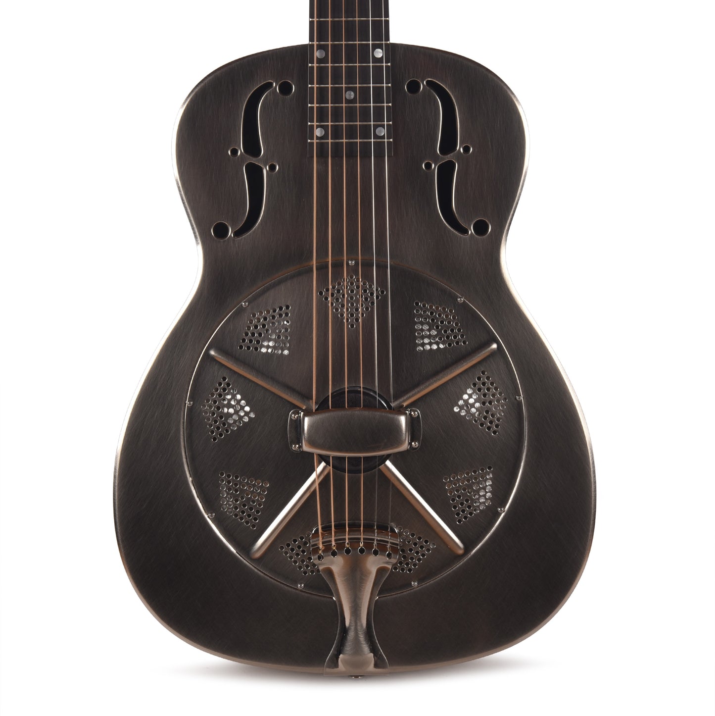 National NRP Single Cone Steel Rubbed Nickel 14-Fret Acoustic Guitars / Resonator