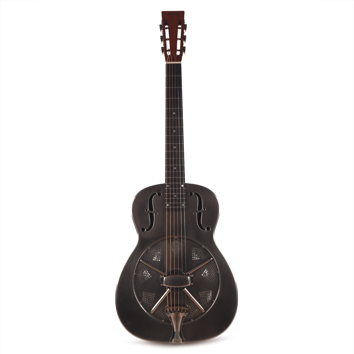 National NRP Single Cone Steel Rubbed Nickel 14-Fret Acoustic Guitars / Resonator