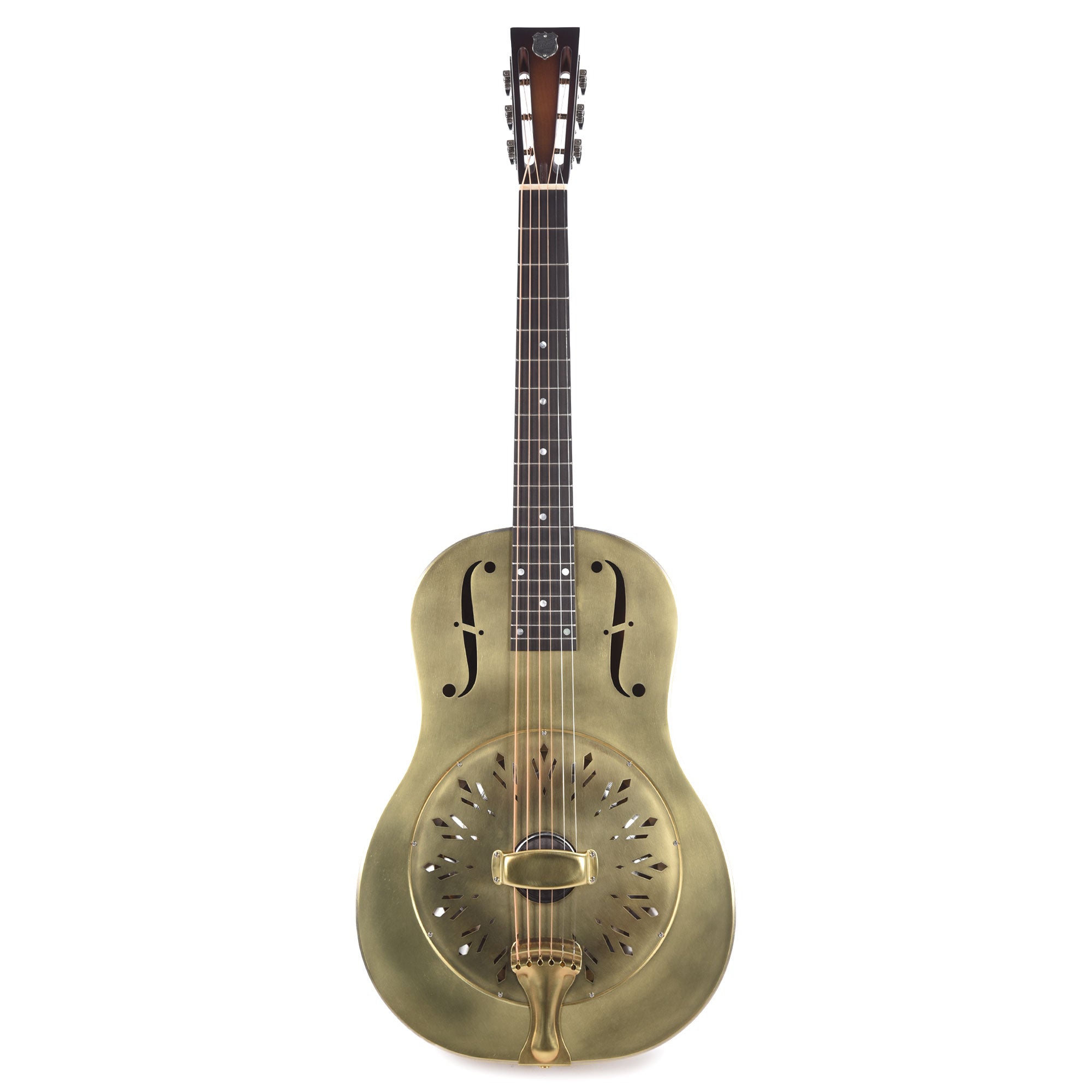 National RAW Single Cone Brass 12-Fret Acoustic Guitars / Resonator