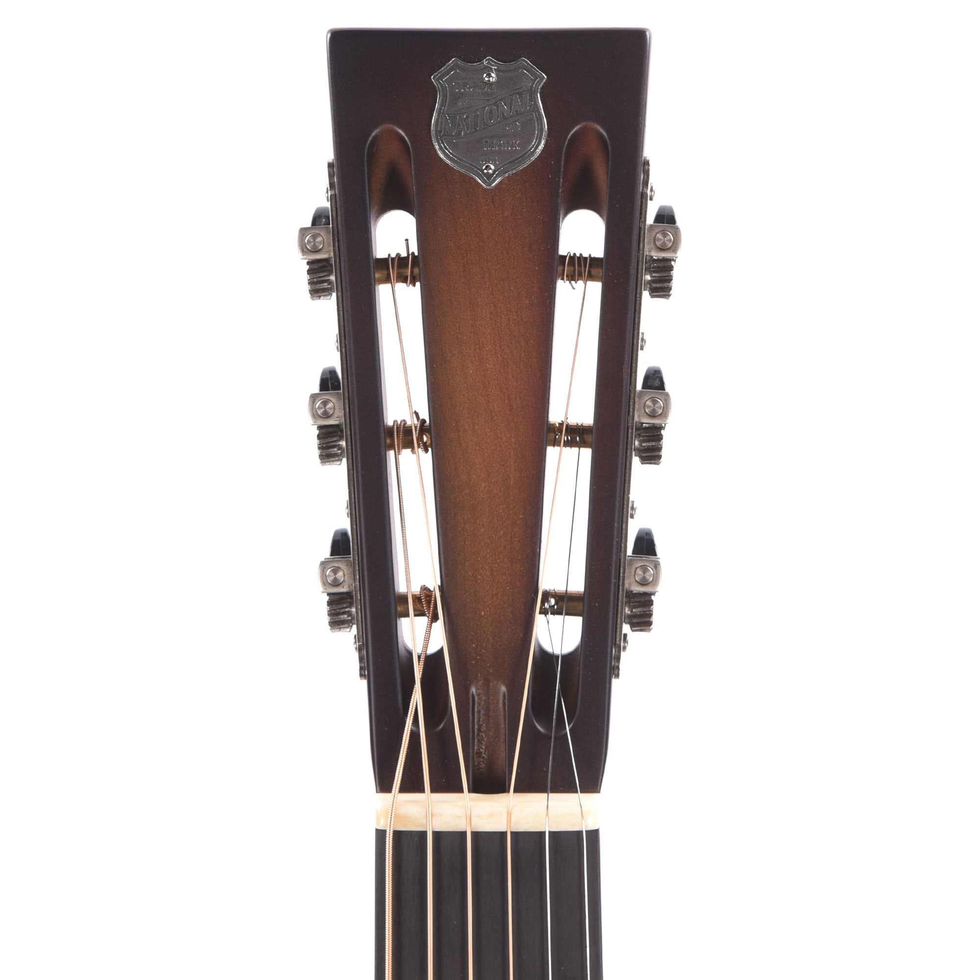 National RAW Single Cone Brass 12-Fret Acoustic Guitars / Resonator