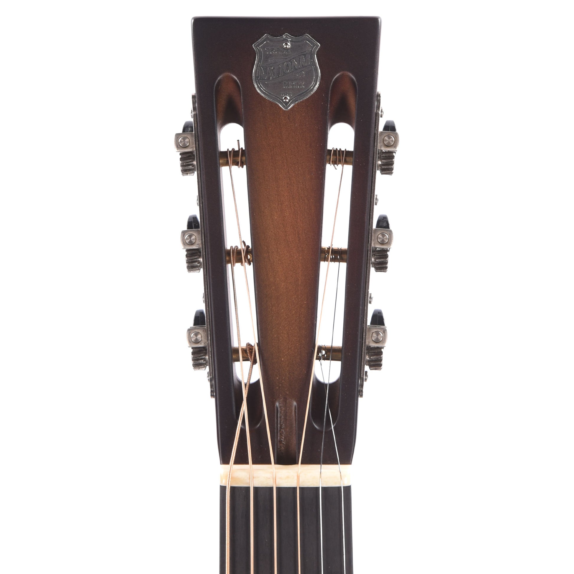 National RAW Single Cone Brass 12-Fret Acoustic Guitars / Resonator