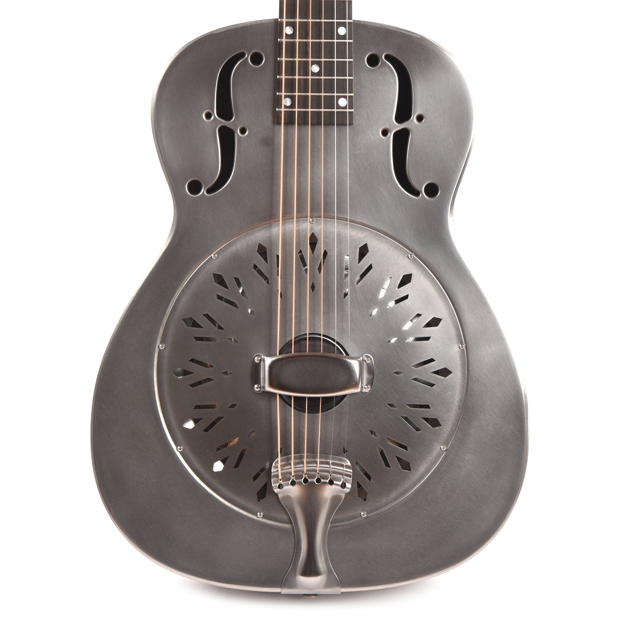 National RAW Single Cone Steel 14-Fret Acoustic Guitars / Resonator