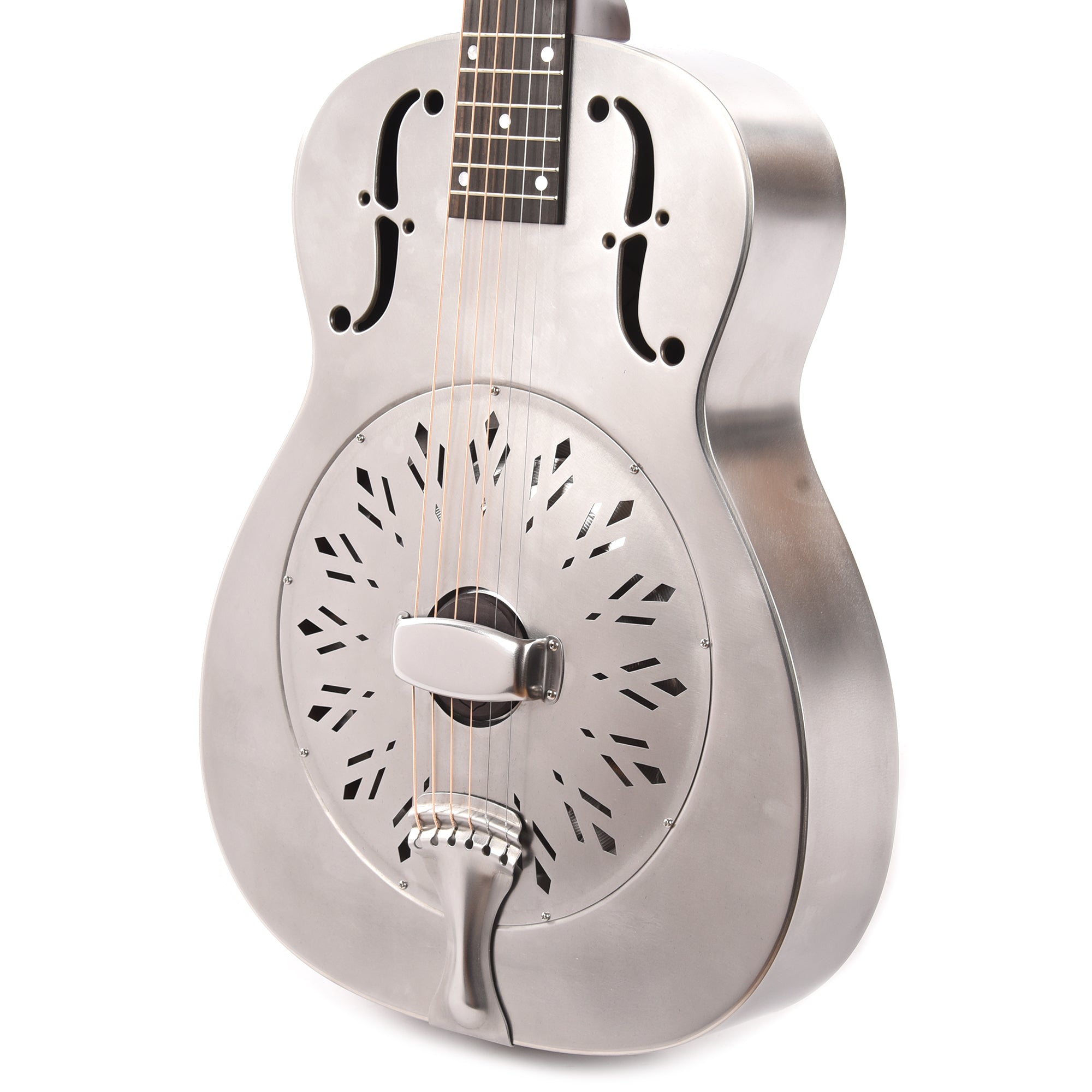 National RAW Single Cone Steel 14-Fret Acoustic Guitars / Resonator