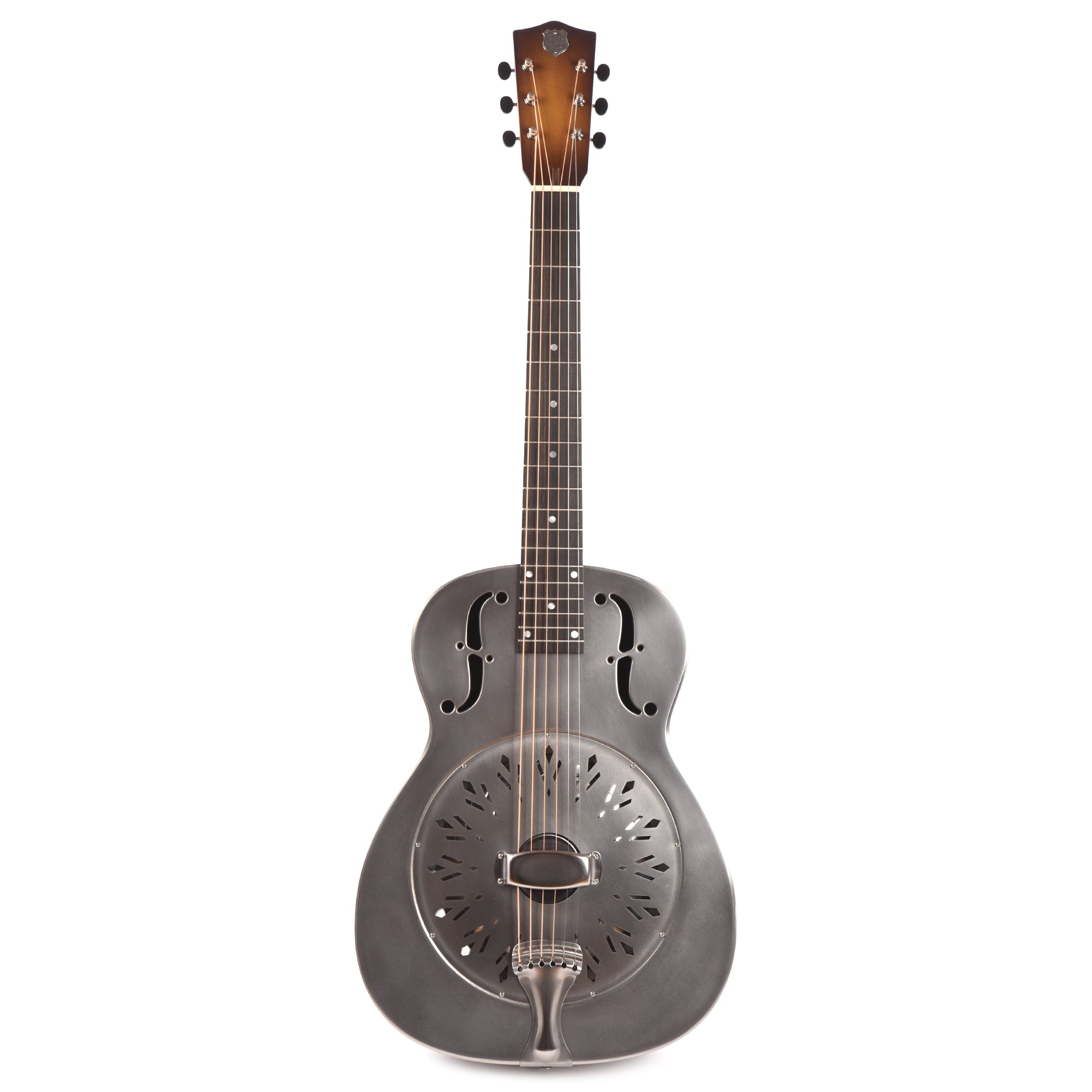 National RAW Single Cone Steel 14-Fret Acoustic Guitars / Resonator